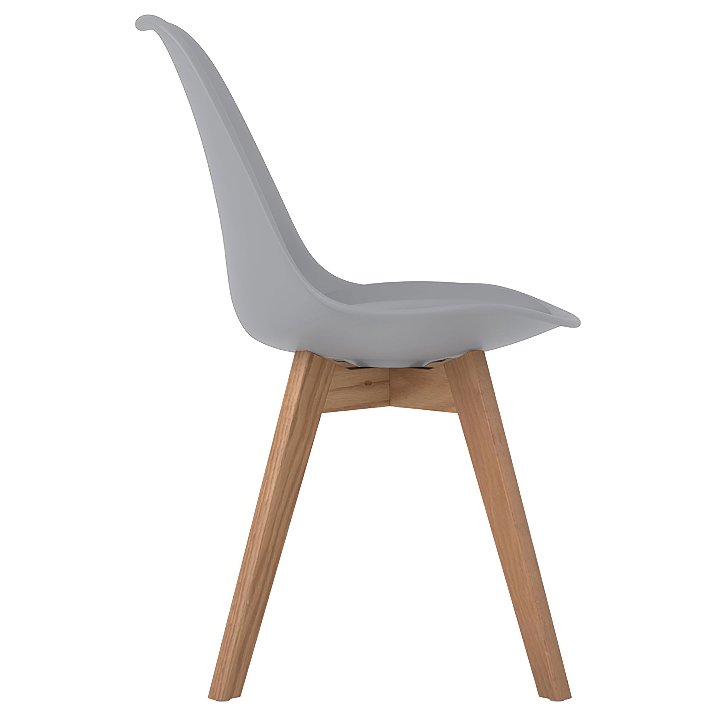 Caballo Polypropylene Dining Side Chair Grey (Set of 2) — view 10