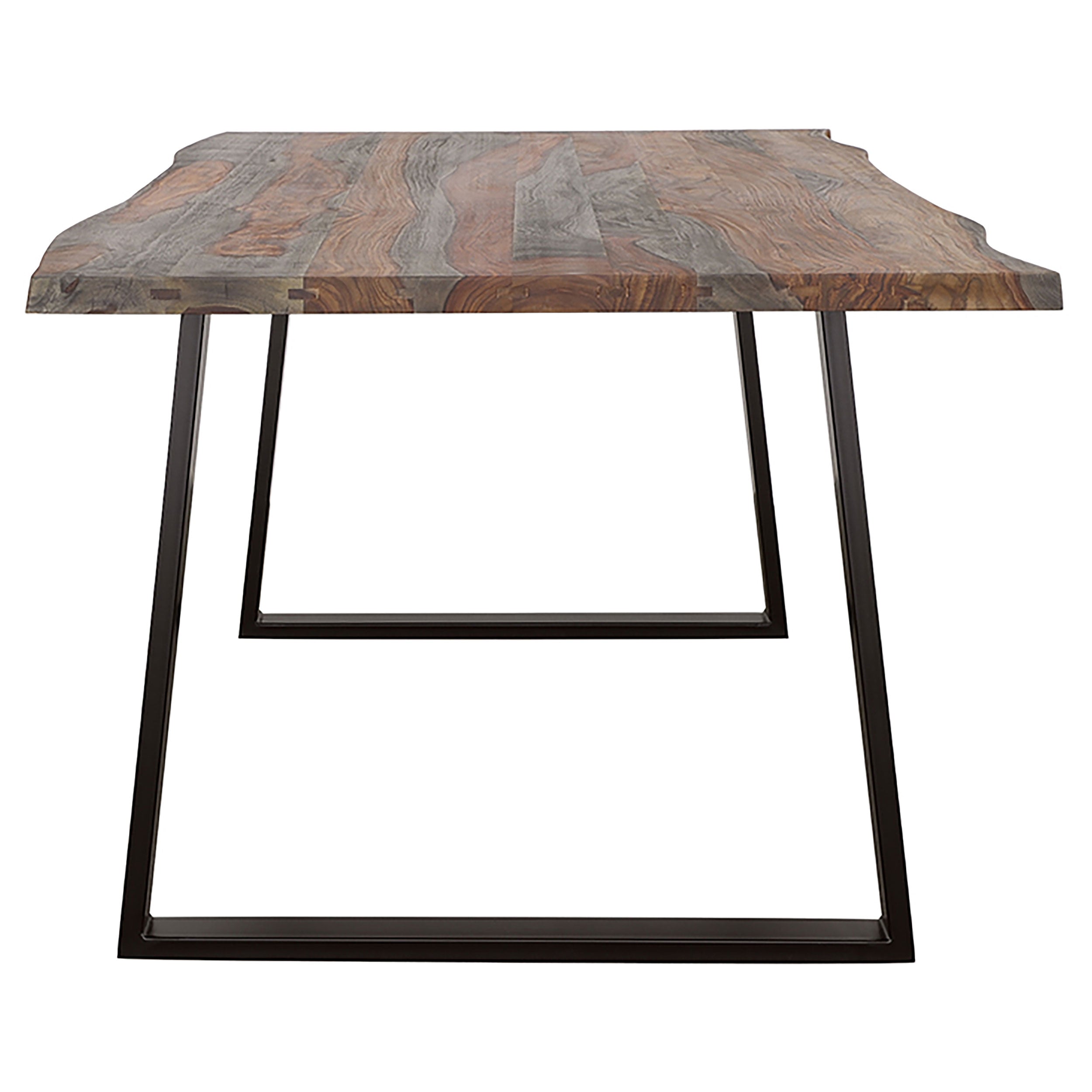 Ditman 80-inch Live Edge Dining Table Grey Sheesham — view 6