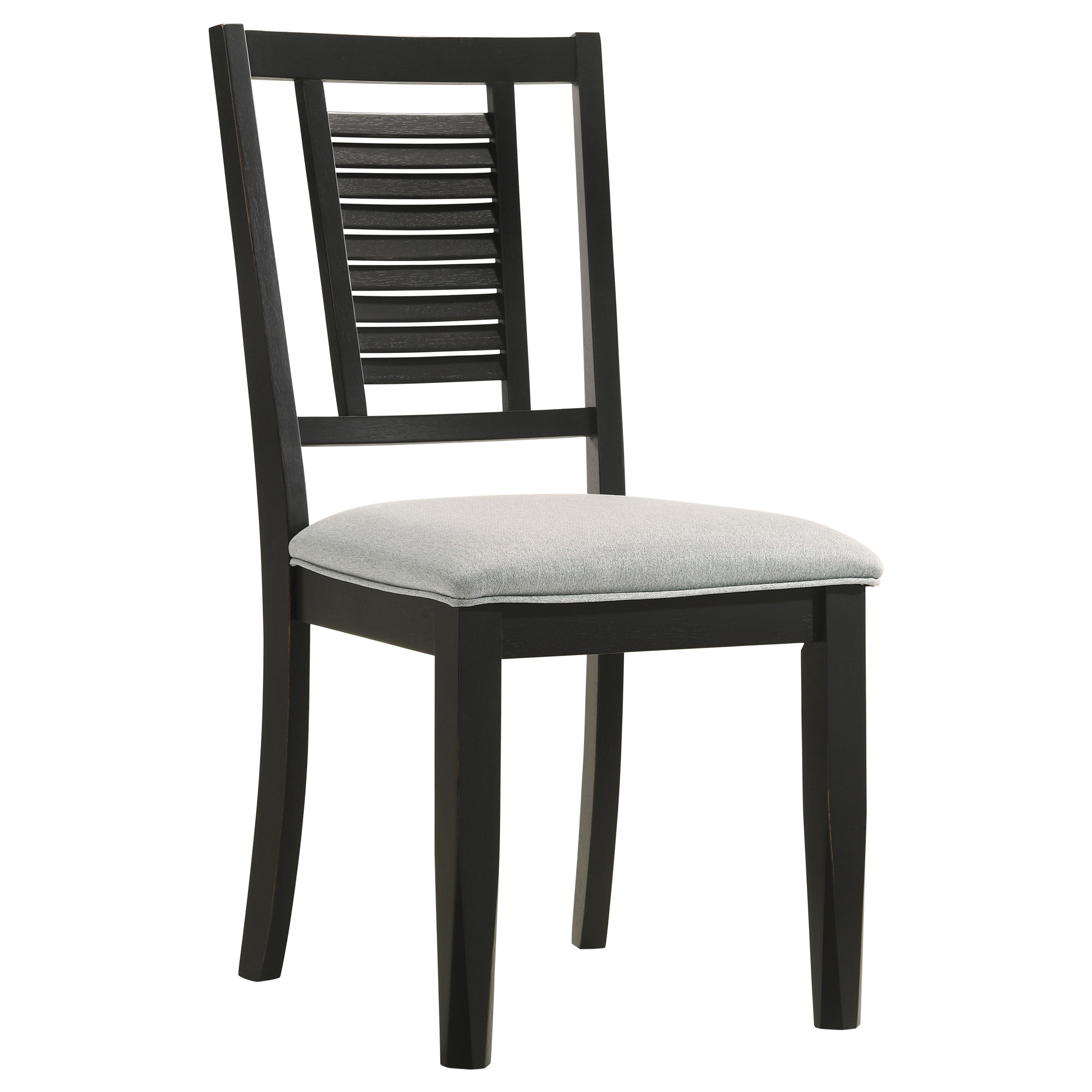 Appleton Wood Dining Side Chair Washed Black (Set of 2) — view 3