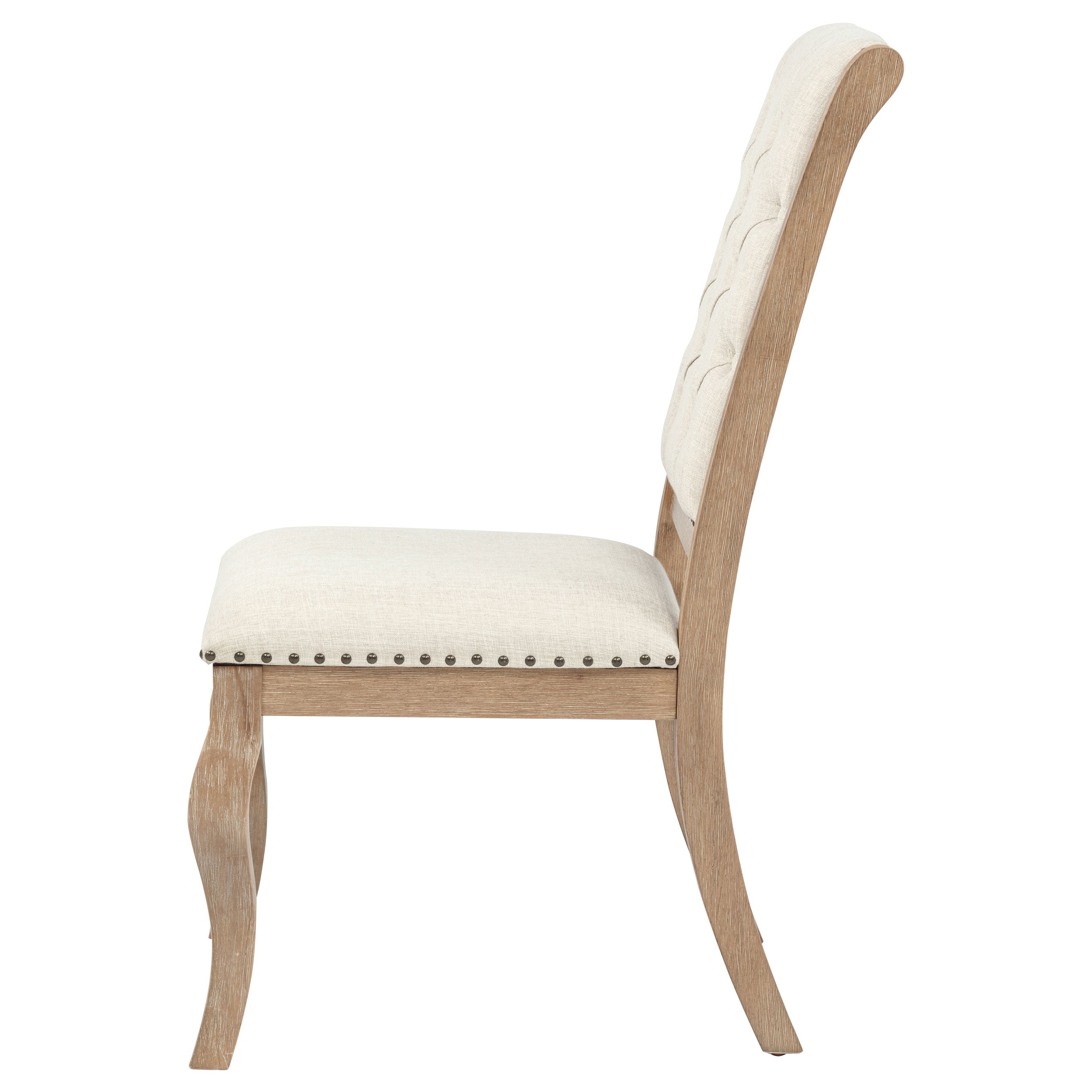Brockway Upholstered Dining Chair Barley Brown (Set of 2) — view 6