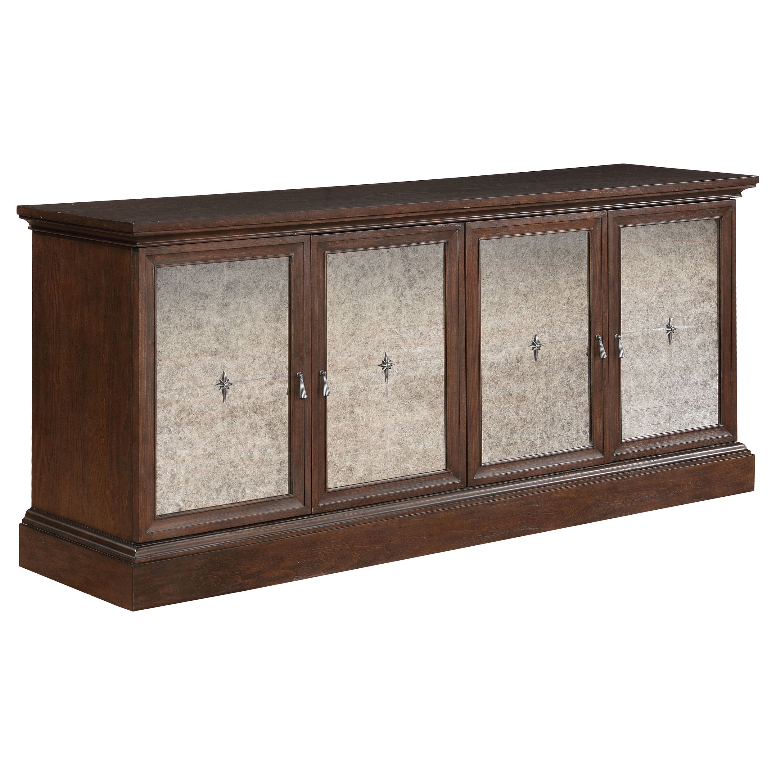 Brockway 4-door Dining Sideboard Buffet Cabinet Antique Java — view 1