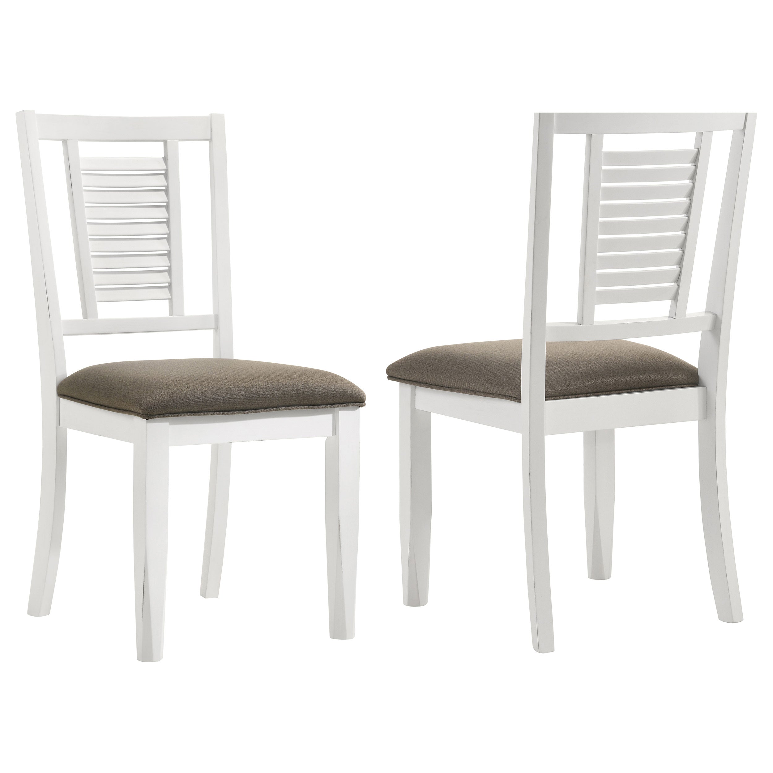 Appleton Wood Dining Side Chair Distressed White (Set of 2) — view 1