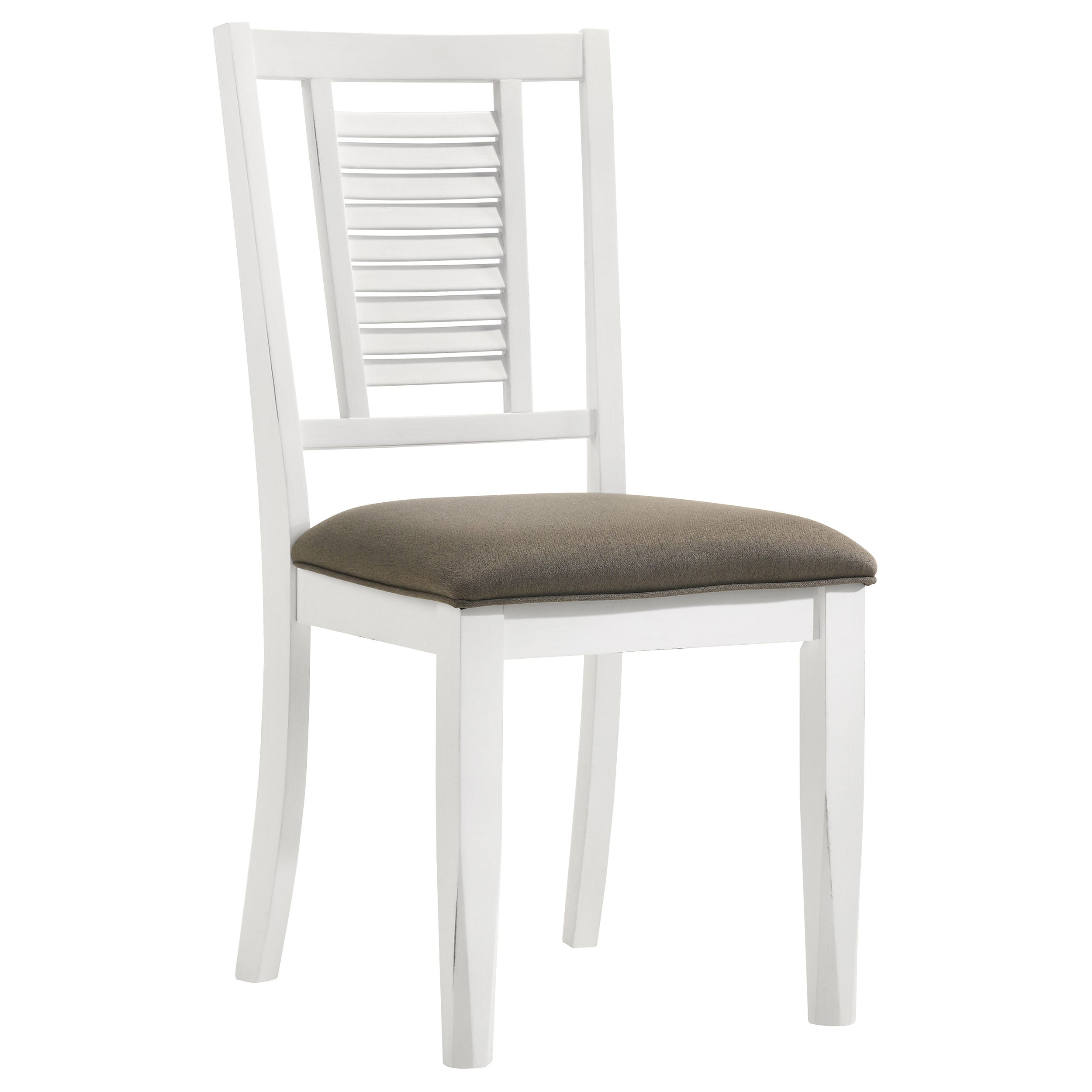 Appleton Wood Dining Side Chair Distressed White (Set of 2) — view 3