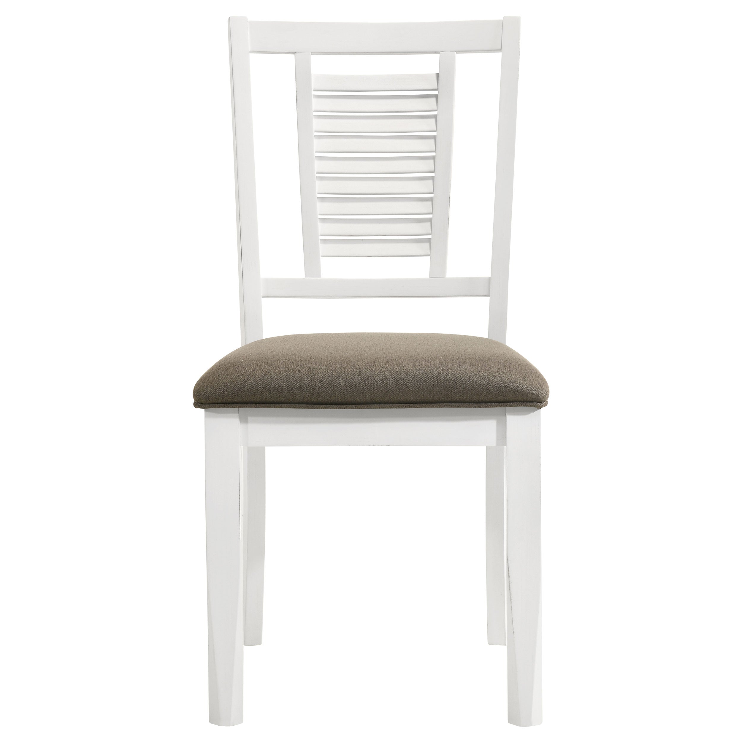 Appleton Wood Dining Side Chair Distressed White (Set of 2) — view 4