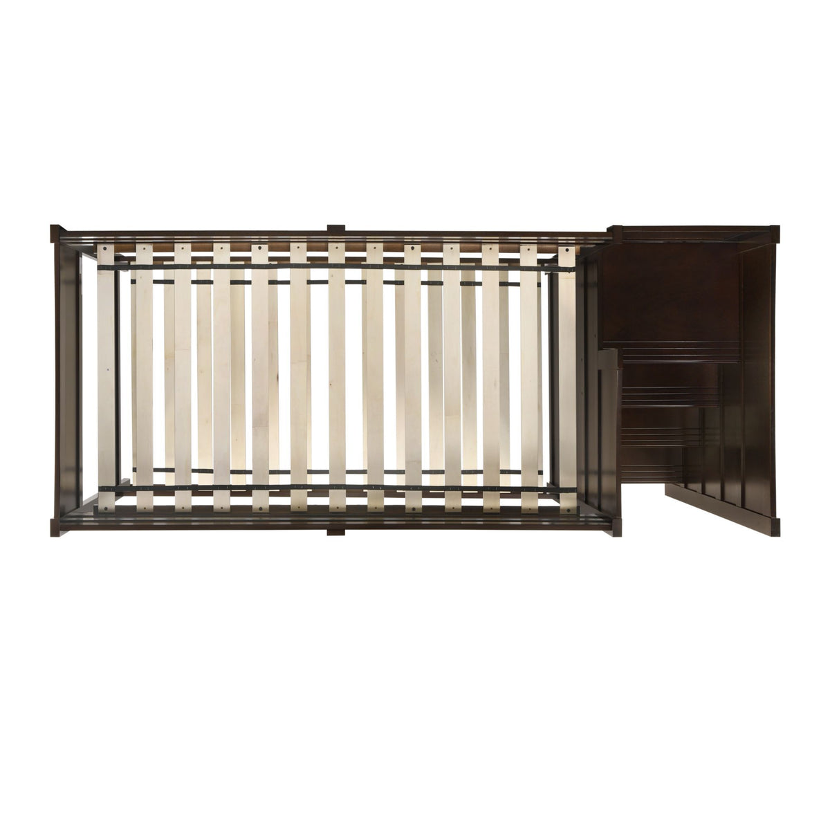 Sami Step Bunk With Right Headboard in Dark Brown by Elements International, view 10