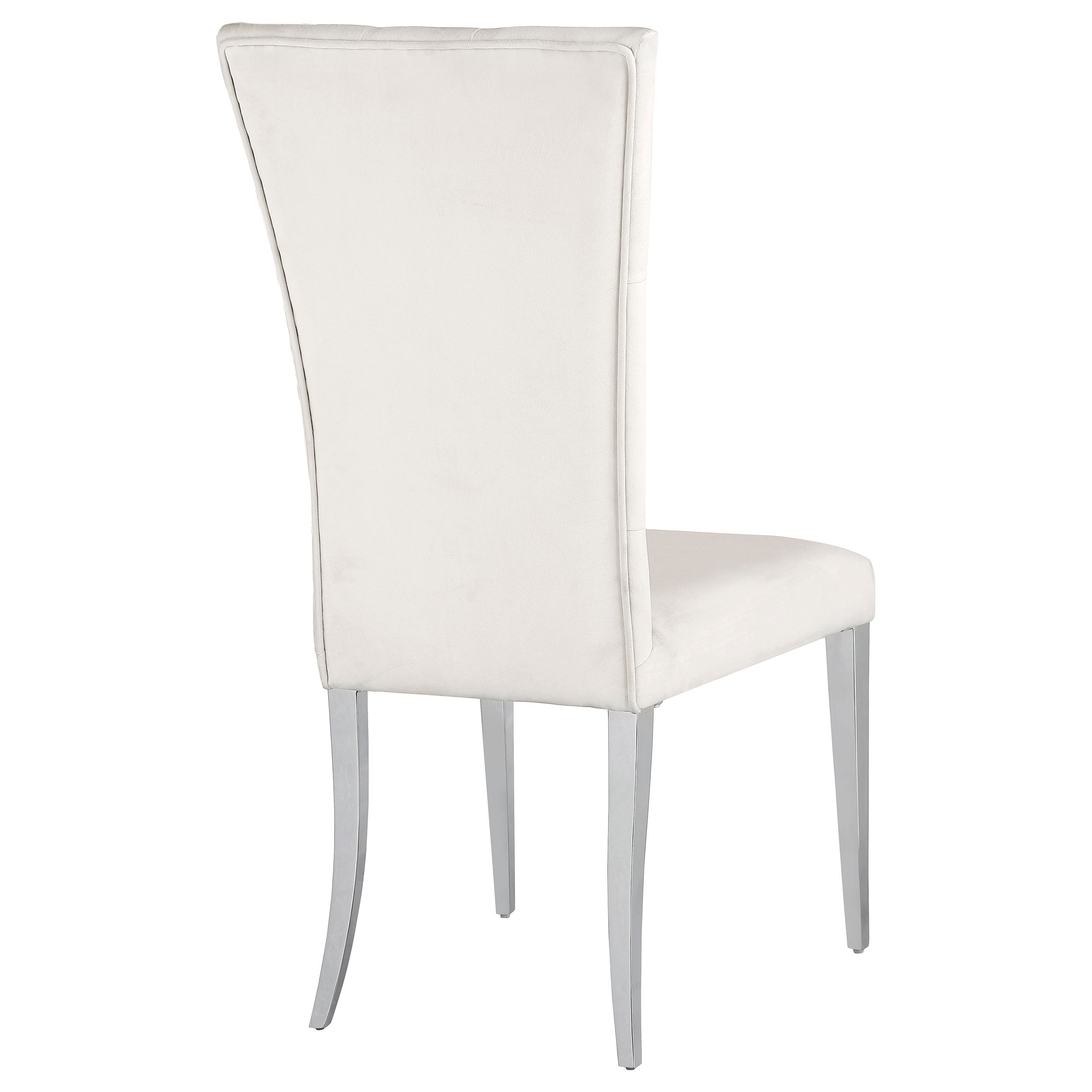 Kerwin Velvet Upholstered Dining Side Chair White (Set of 2) — view 9