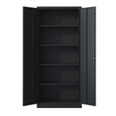 Heavy Metal Garage Storage Cabinet With Locking Doors, Steel, Adjustable Shelves