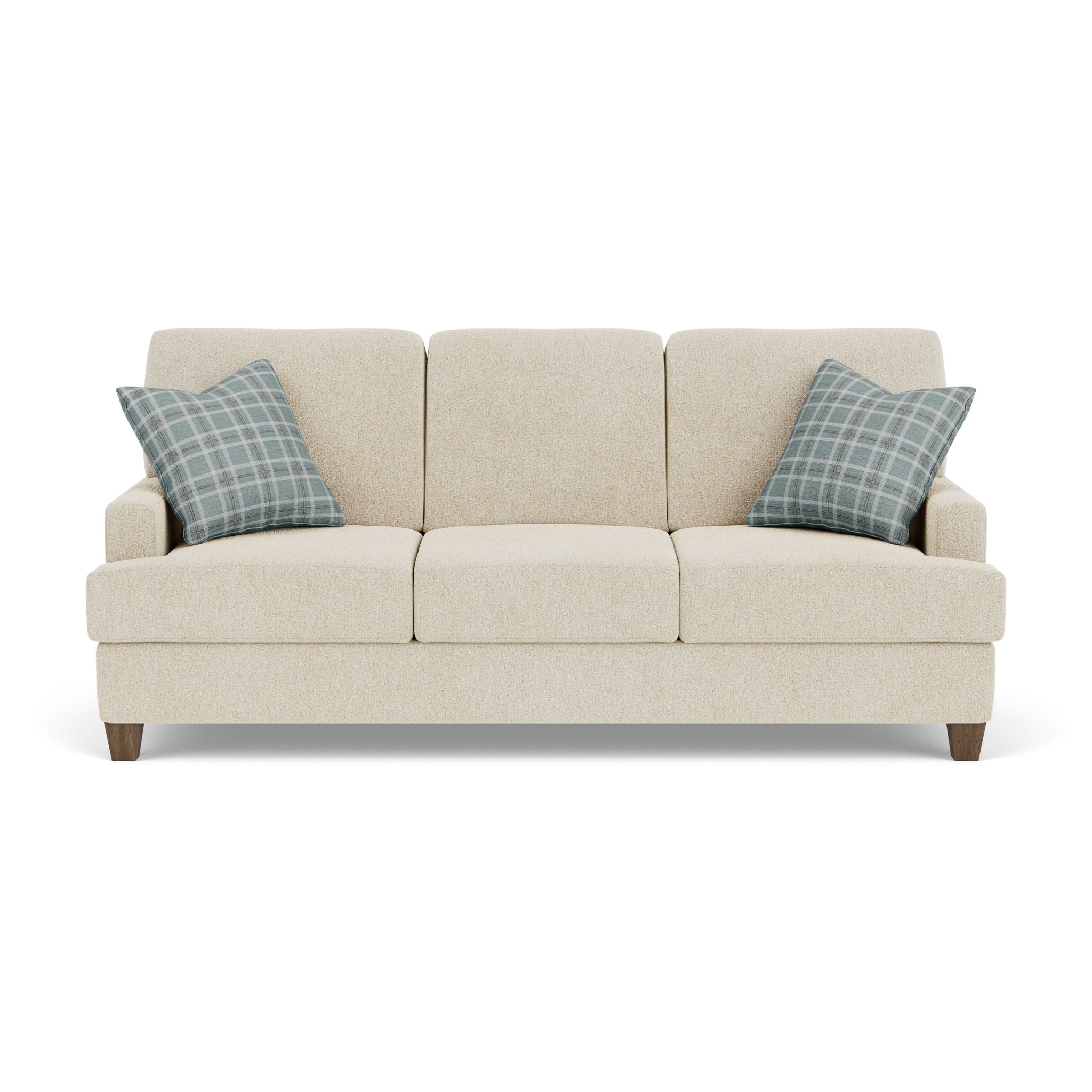 Moxy - Fabric Sofa, T-Shaped Seat Cushion, Straight Track Arms