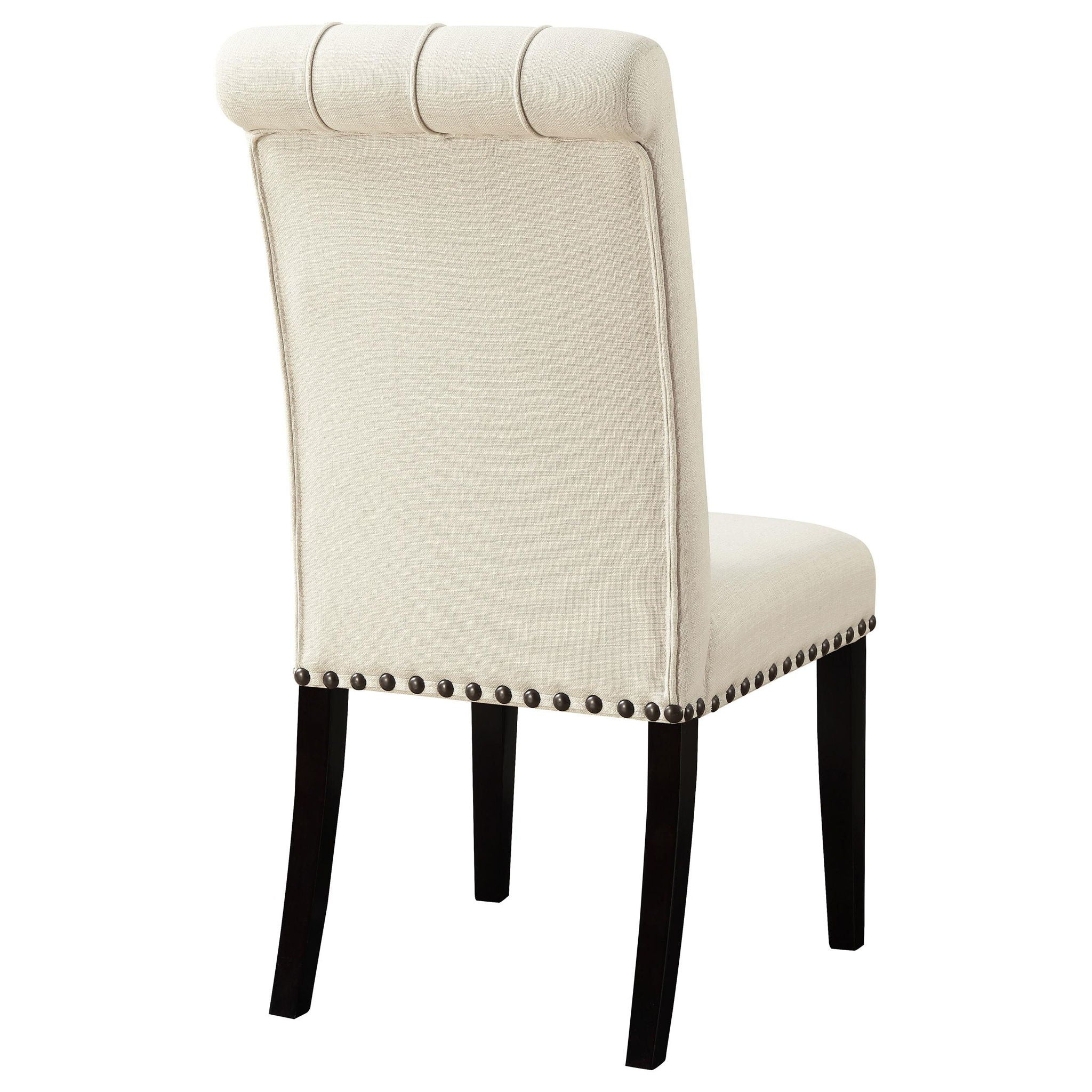 Alana Fabric Upholstered Dining Side Chair Beige (Set of 2) - Atlantic Fine Furniture Melbourne FL