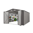 Large Outdoor Storage Shed With Lockable Door, Air Vent