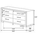 Jessica - Bedroom Set With LED