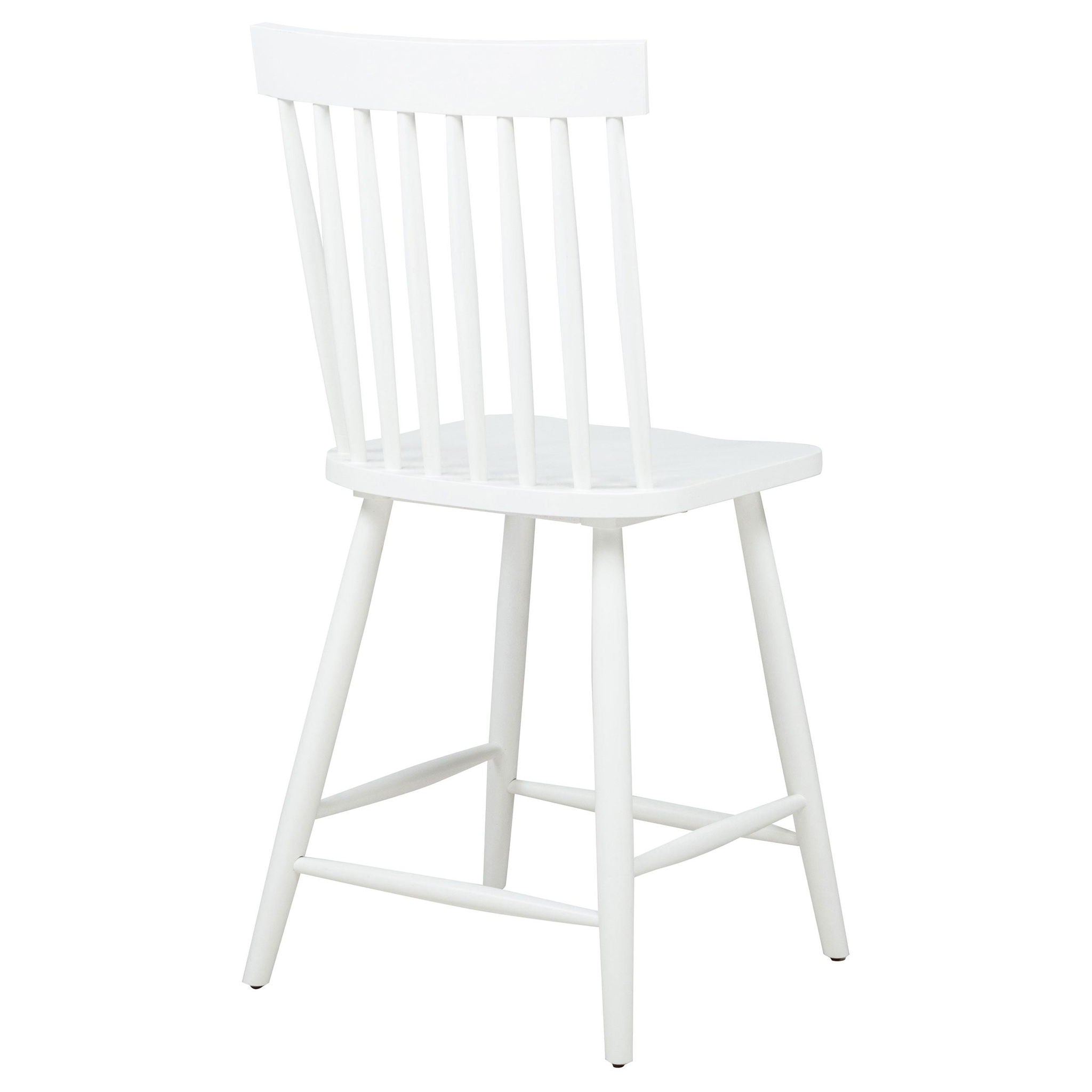 Andrews Windsor Counter Height Dining Side Chair White (Set of 2) - Atlantic Fine Furniture Melbourne FL