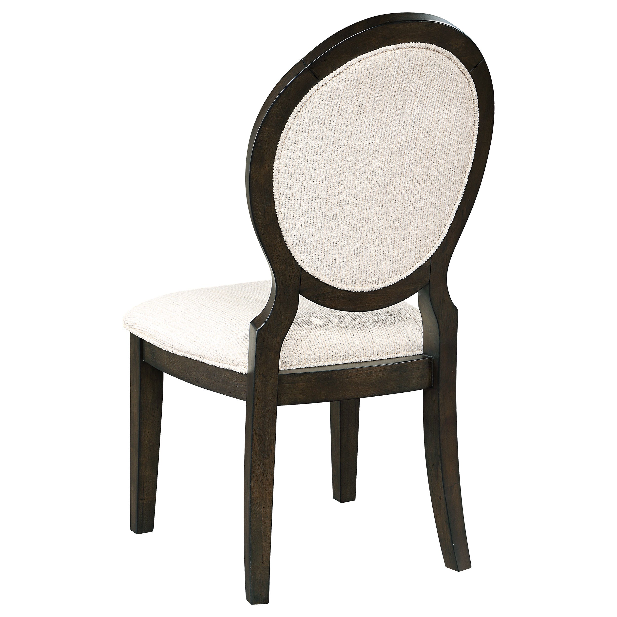Twyla Oval Back Dining Side Chair Dark Cocoa (Set of 2) — view 7