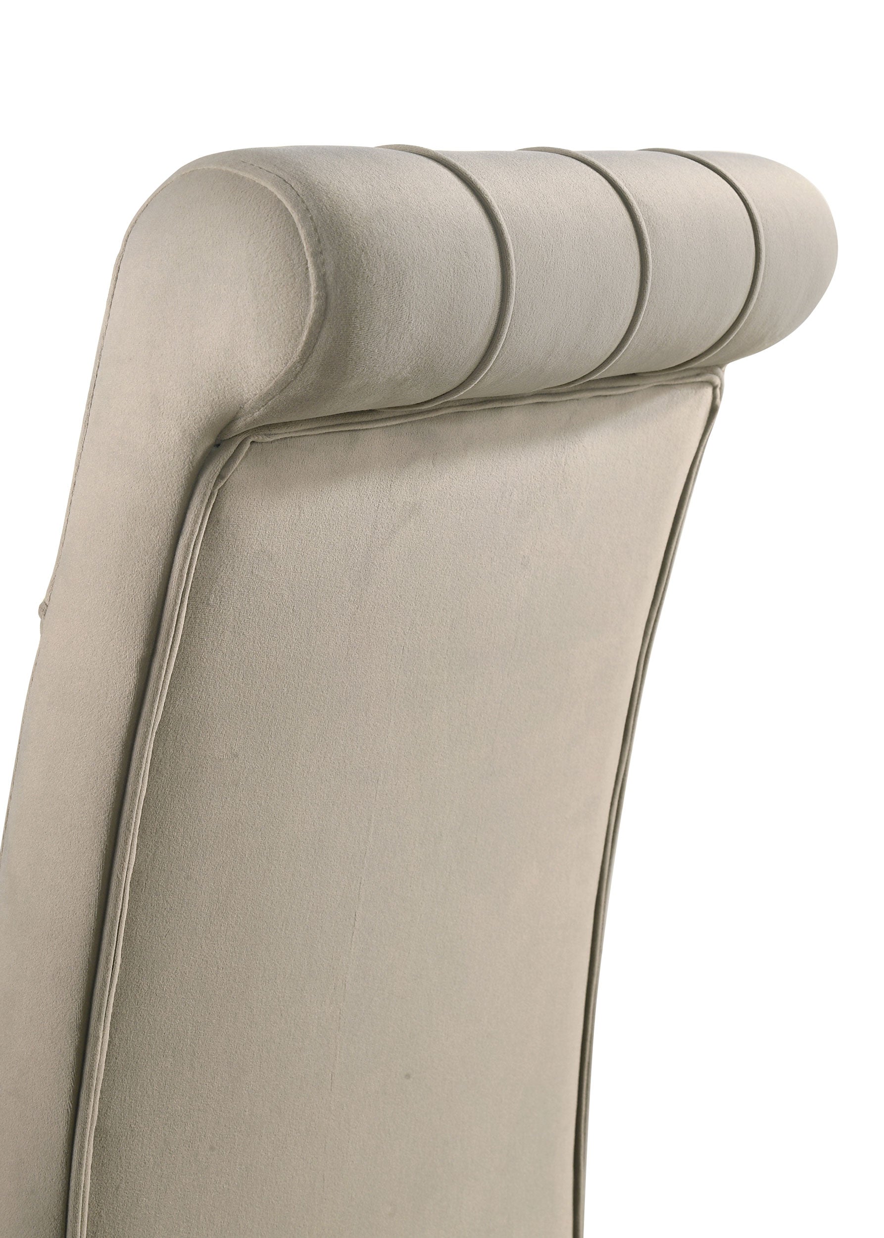 Alana Velvet Upholstered Dining Side Chair Sand (Set of 2) — view 9