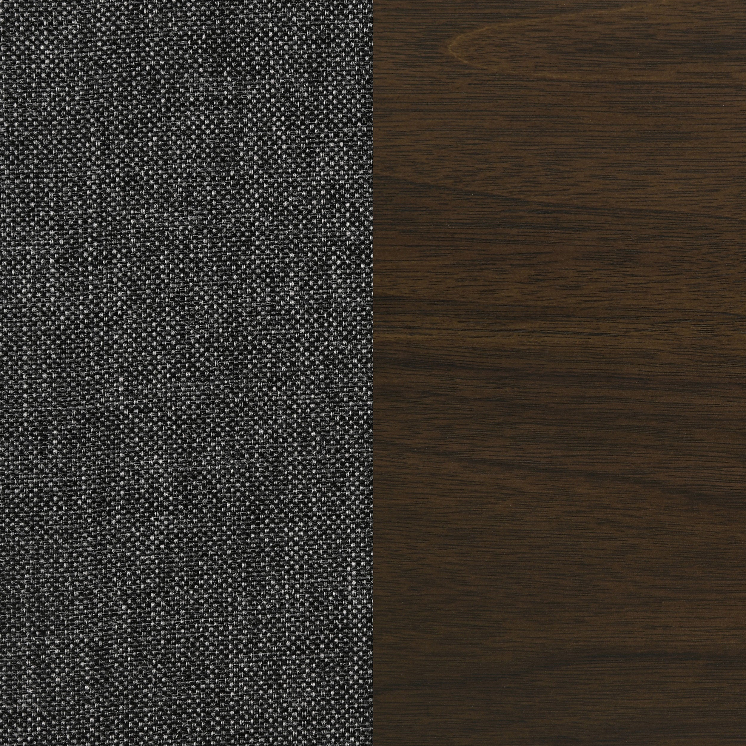 Wes Upholstered Dining Side Chair Dark Walnut (Set of 2) — view 12