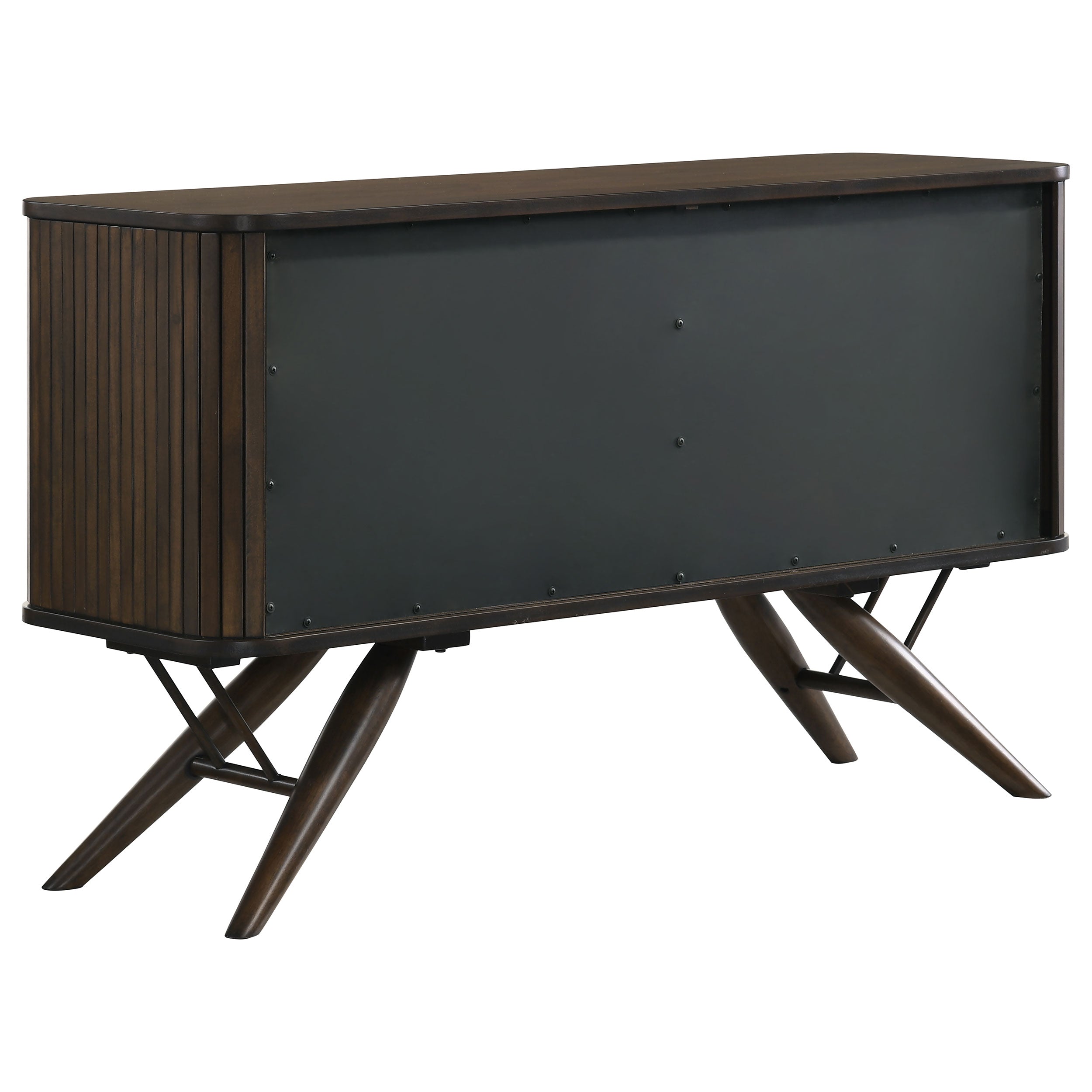 Wes 2-door Sideboard Buffet Storage Cabinet Dark Walnut — view 7