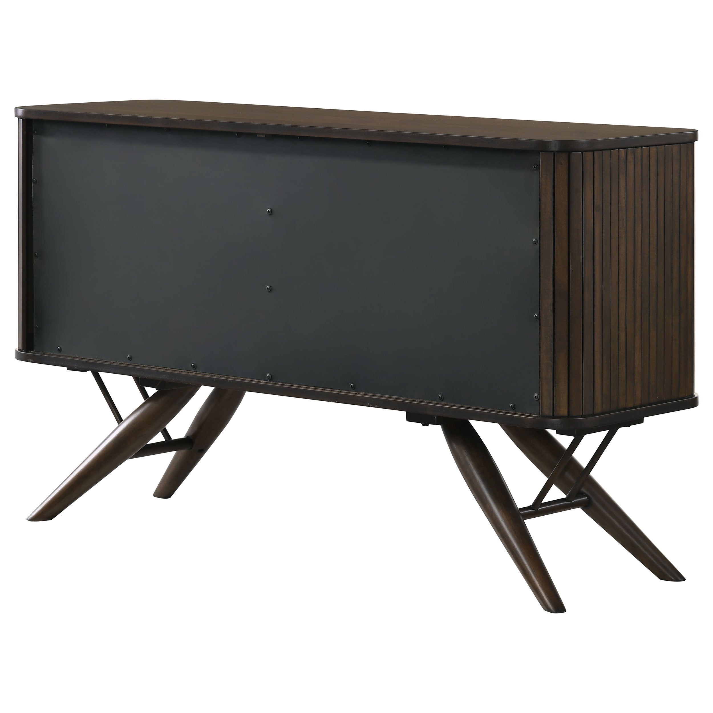 Wes 2-door Sideboard Buffet Storage Cabinet Dark Walnut — view 9