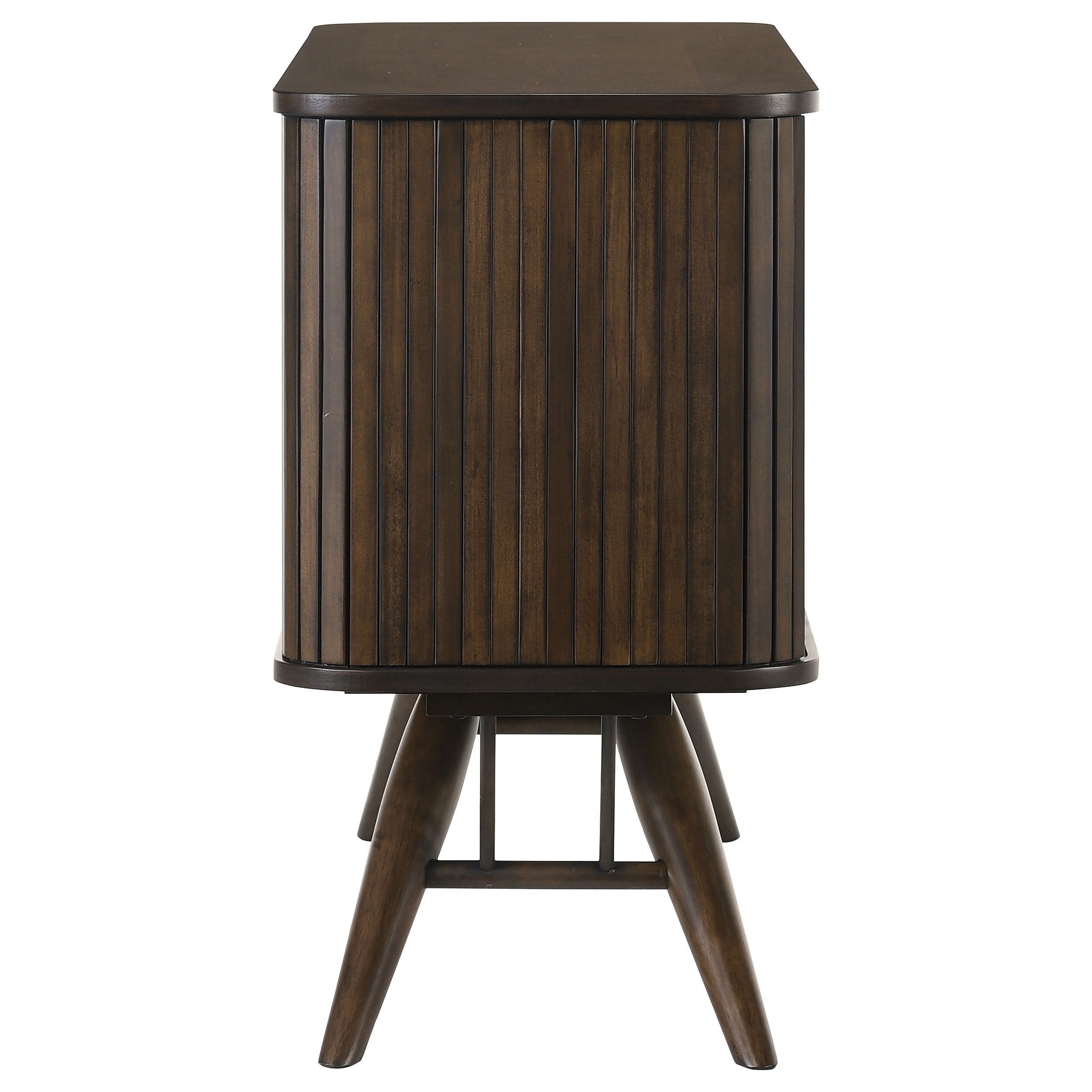 Wes 2-door Sideboard Buffet Storage Cabinet Dark Walnut — view 10