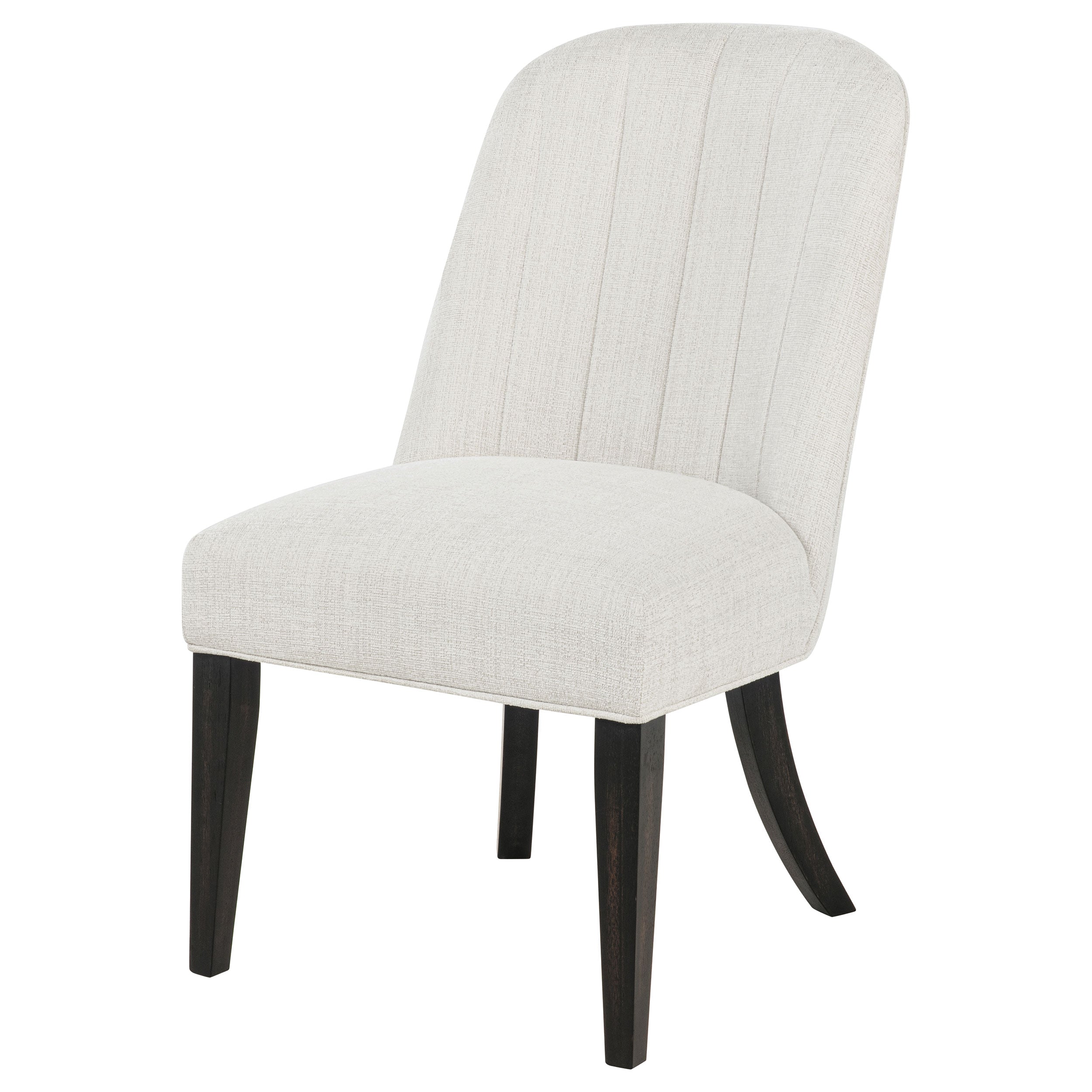 Leandro Upholstered Dining Side Chair Cream (Set of 2) — view 5