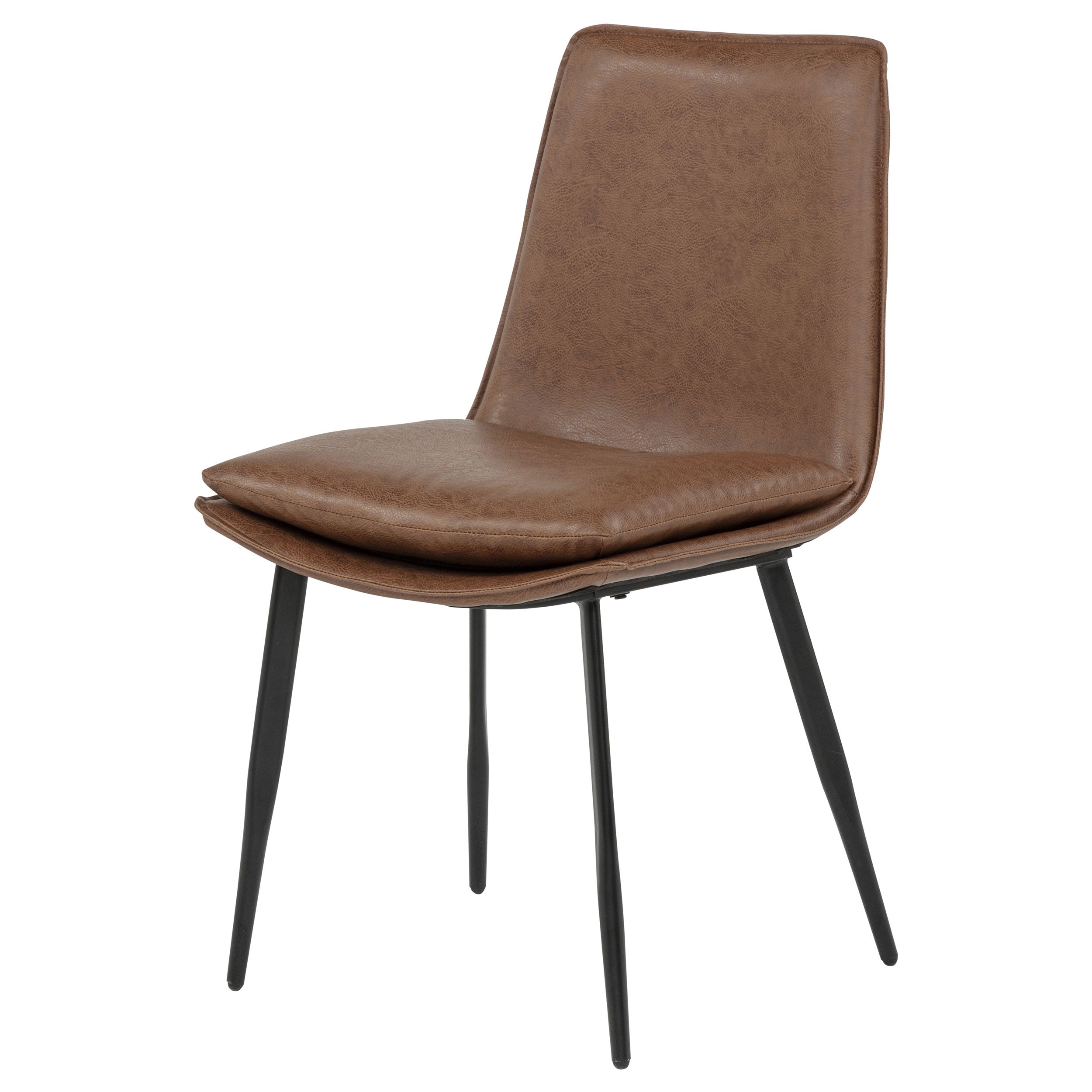 Ortega Upholstered Dining Side Chair Coffee (Set of 2) — view 5