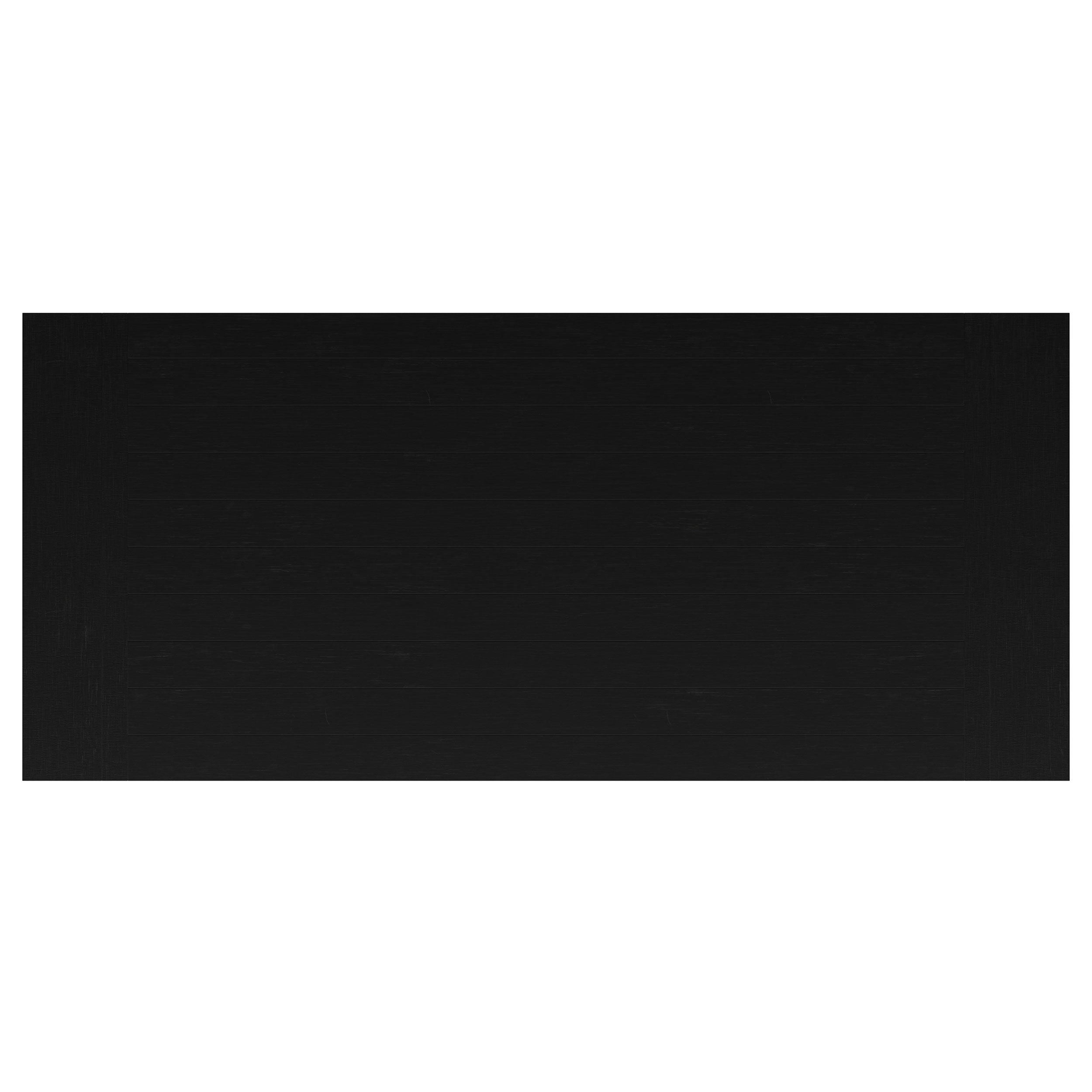 Florence 126-inch Extension Dining Table Distressed Black — view 12