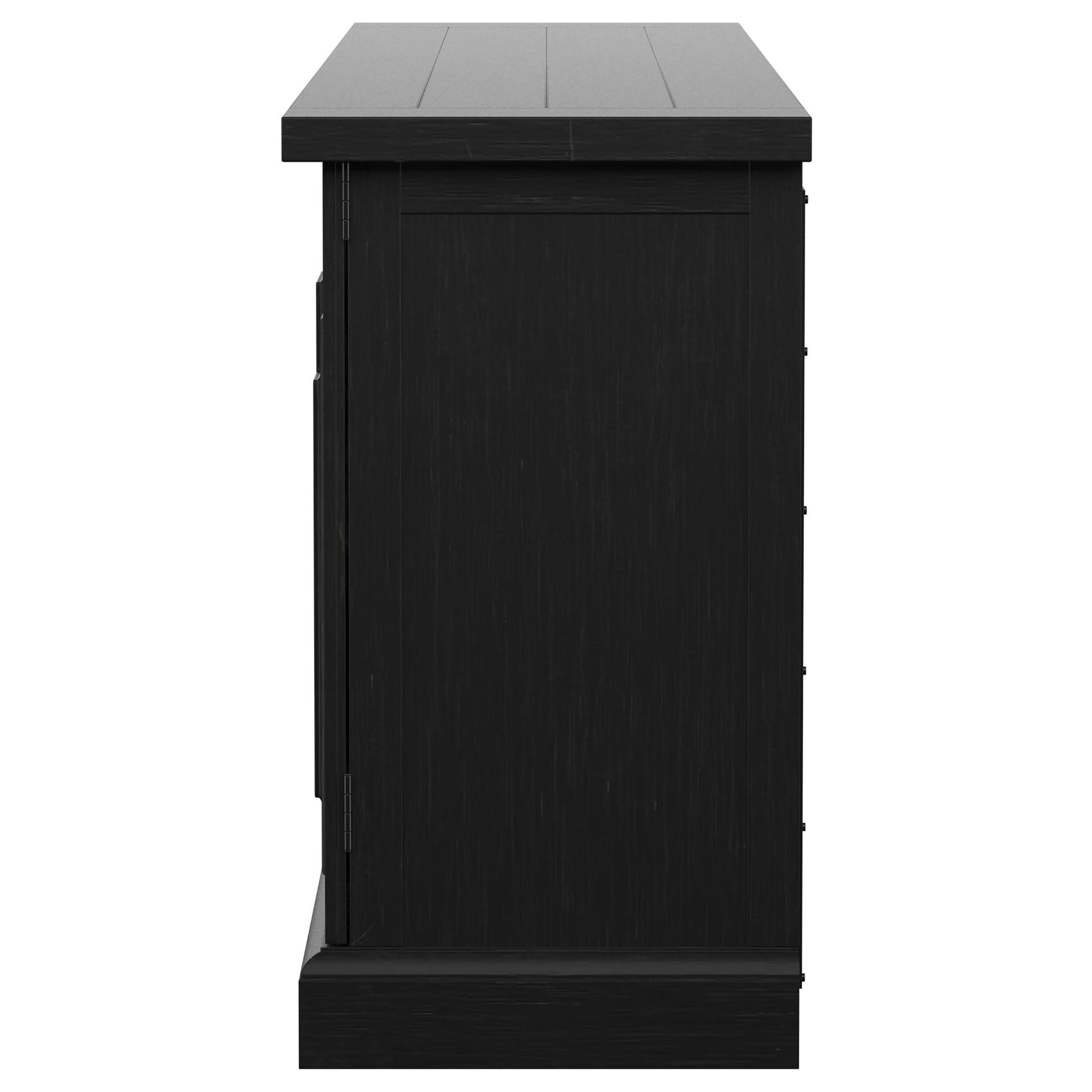 Florence 4-door Dining Sideboard Buffet Distressed Black — view 6