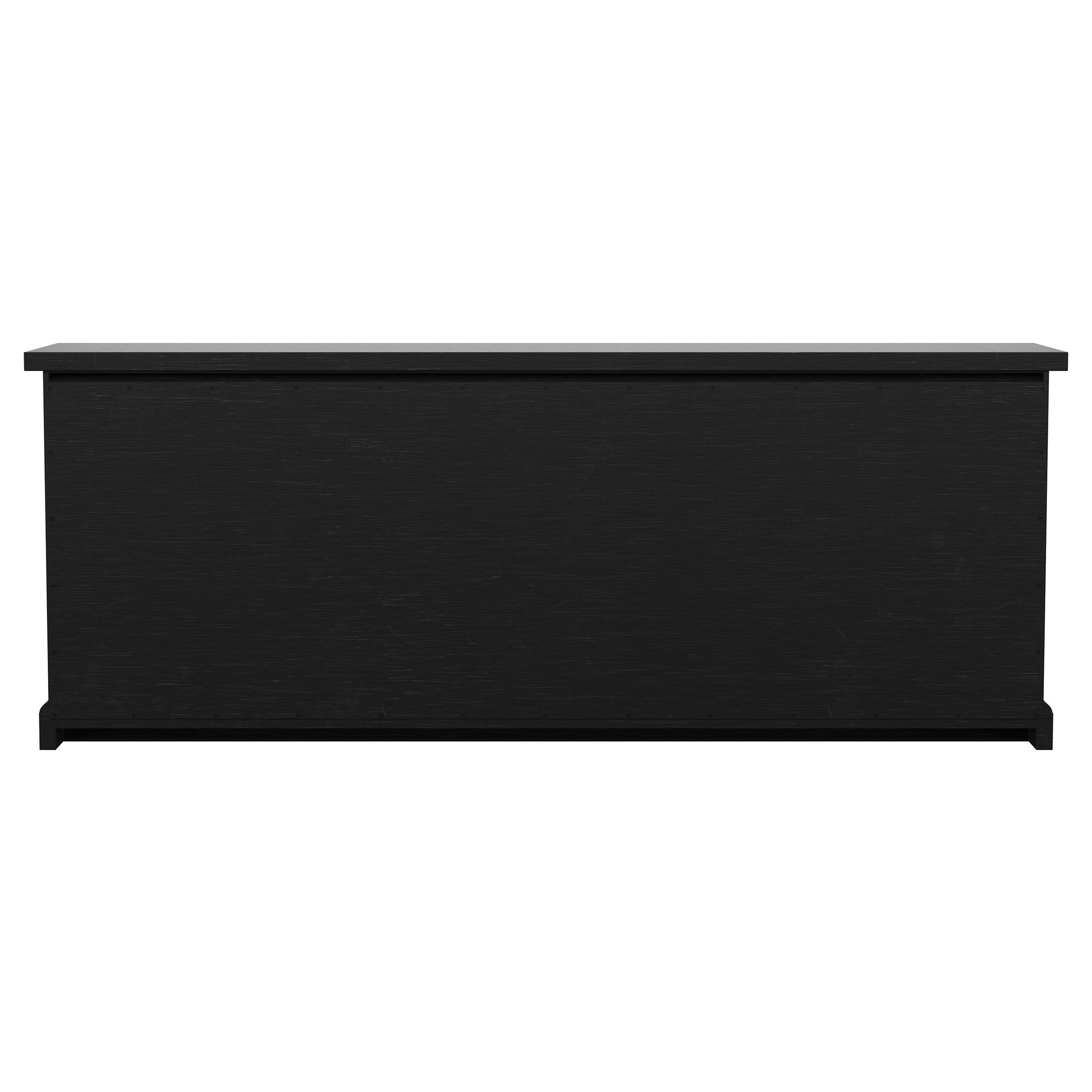 Florence 4-door Dining Sideboard Buffet Distressed Black — view 8