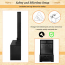 Entryway Bench With Coat Rack, 3 In 1 Design And Adjustable Shelves