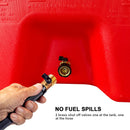 Gas Caddy With Wheels, Fuel Transfer Tank, Gasoline Diesel Can