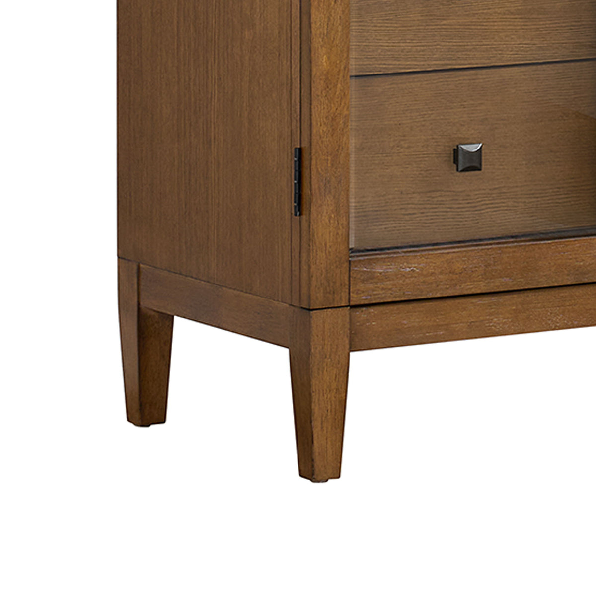 Portico Display Cabinet in Brown Oak by Elements International, view 2
