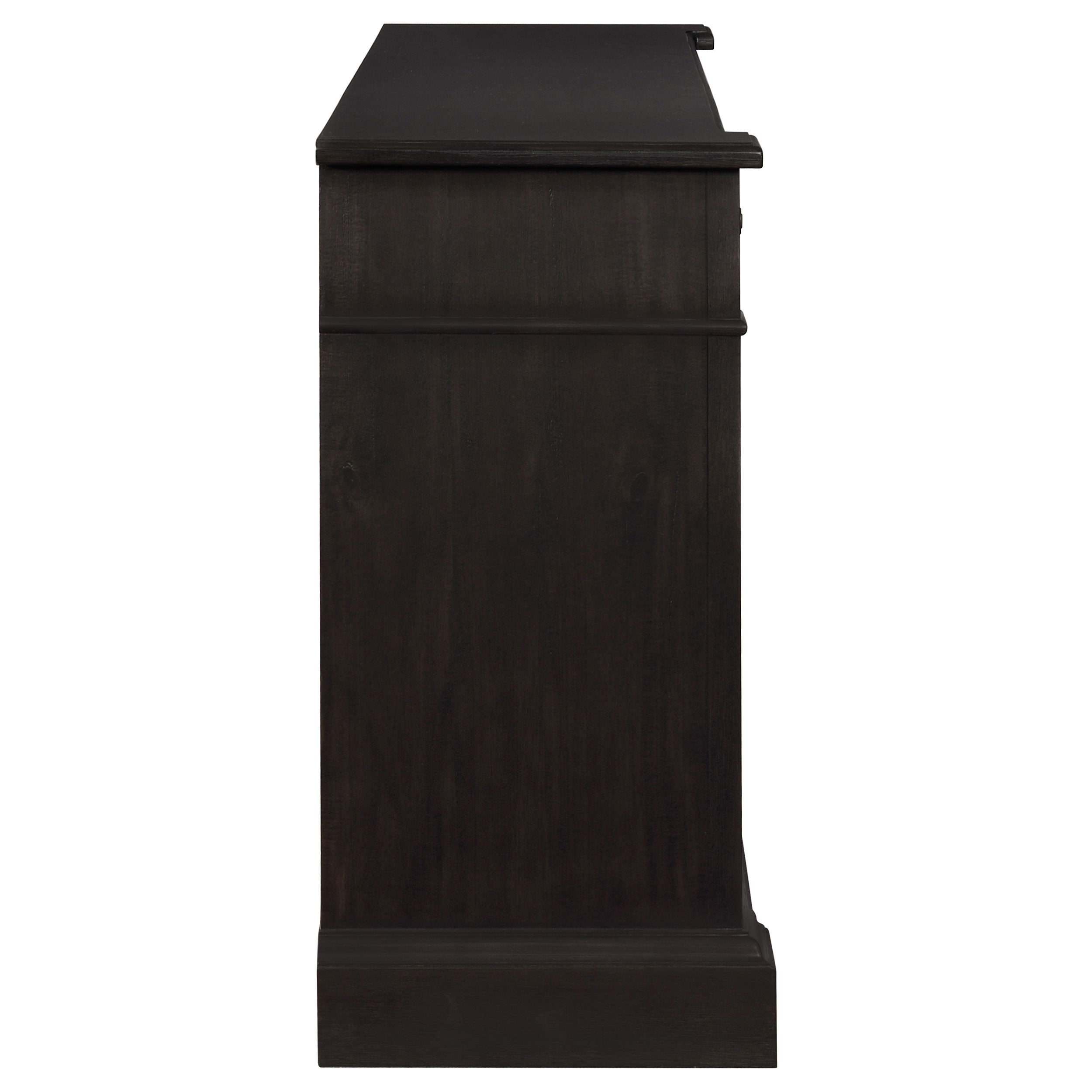 Phelps 2-door Sideboard Buffet Cabinet Distressed Noir — view 9
