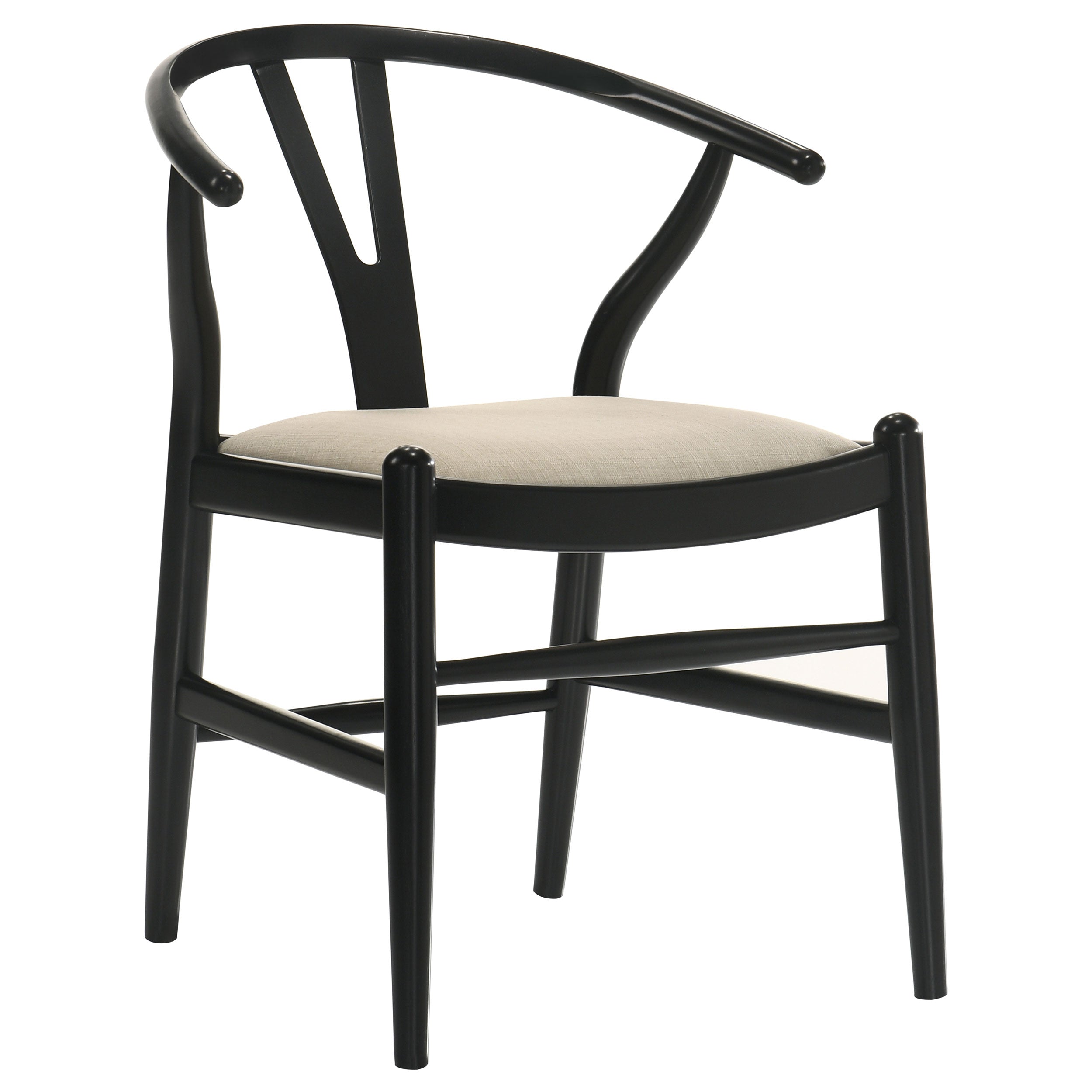 Crestmont 5-piece Extension Leaf Dining Table Set Black — view 9