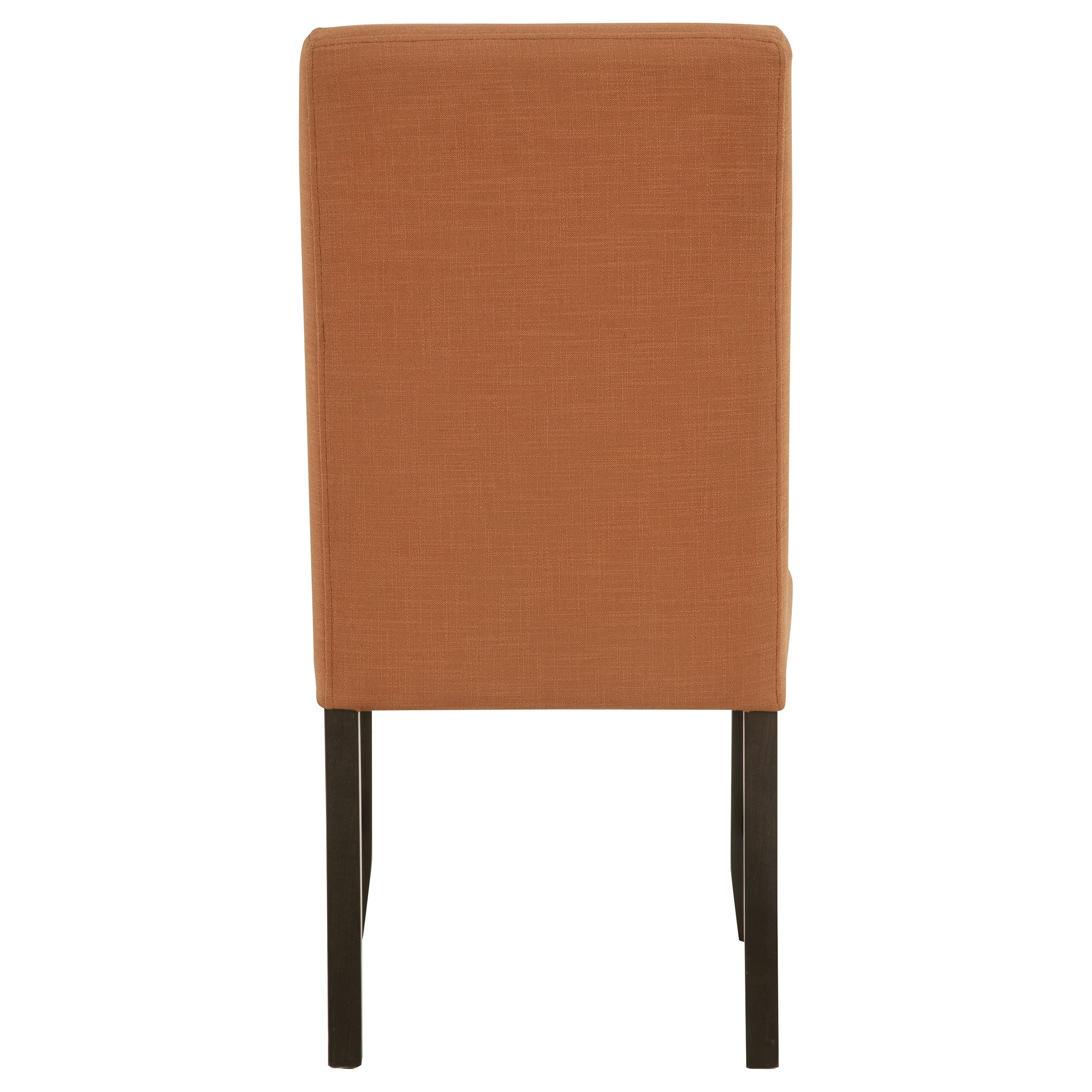 Berning Fabric Upholstered Parson Side Chair Salmon Orange (Set of 2) — view 7