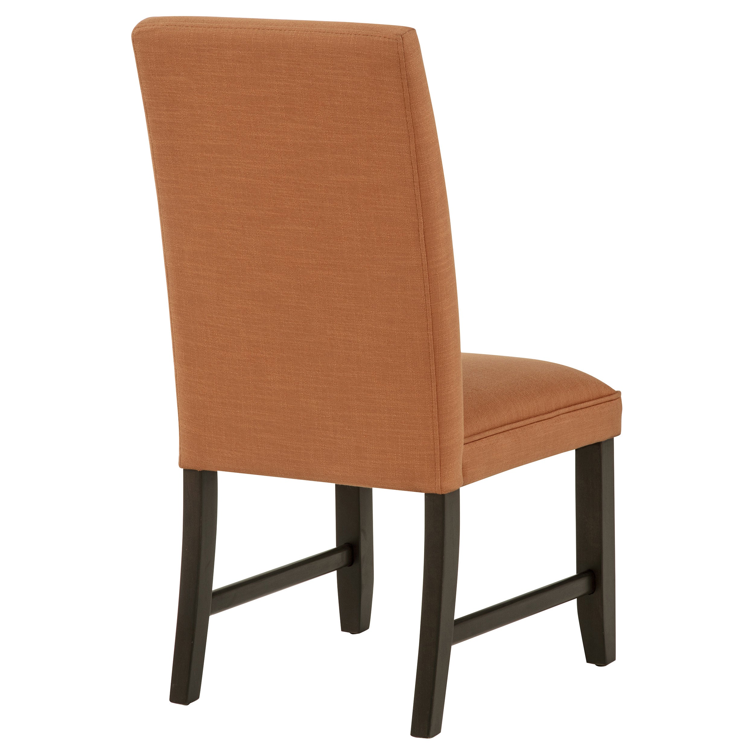 Berning Fabric Upholstered Parson Side Chair Salmon Orange (Set of 2) — view 8