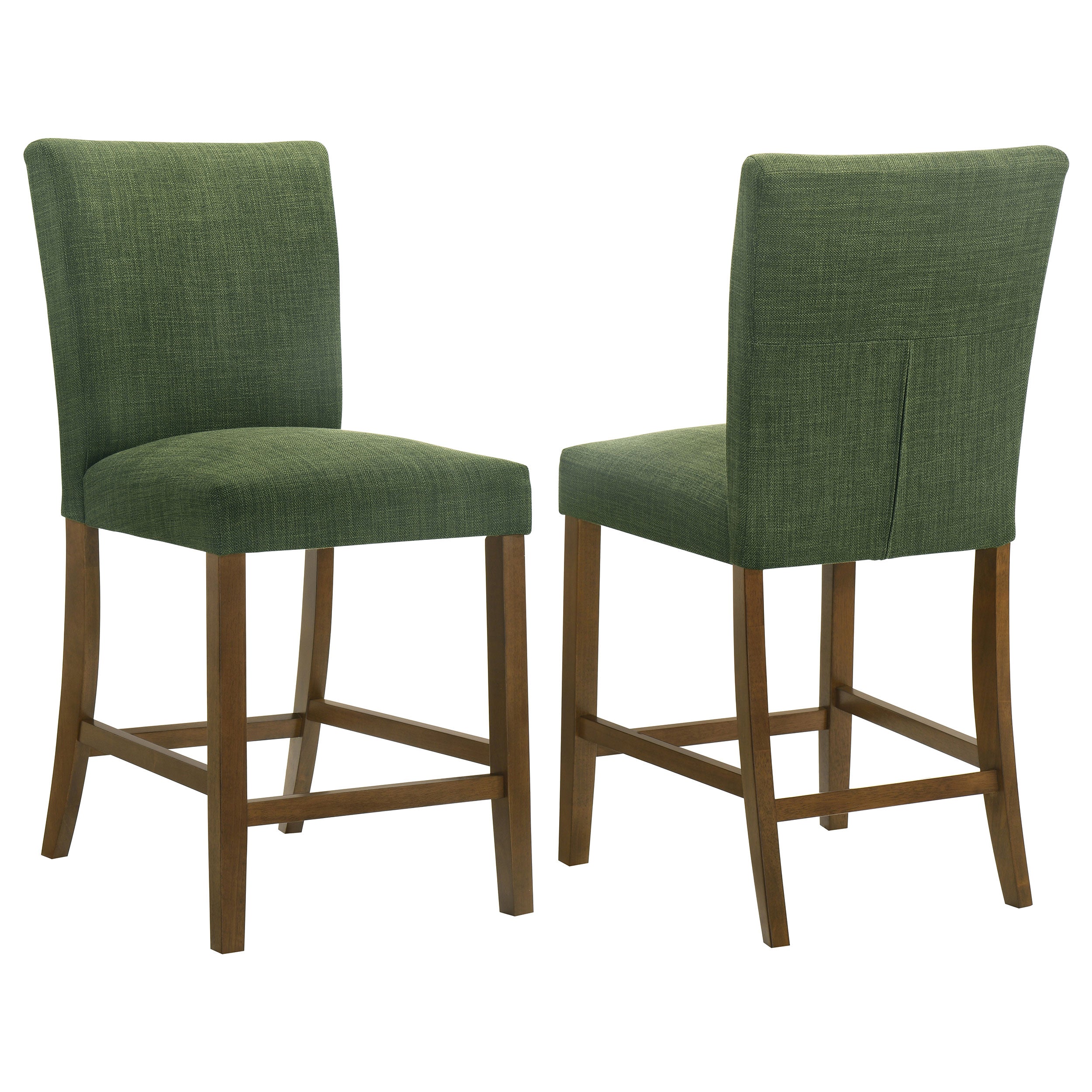 Paxton Upholstered Counter Height Dining Chair Green (Set of 2) — view 1