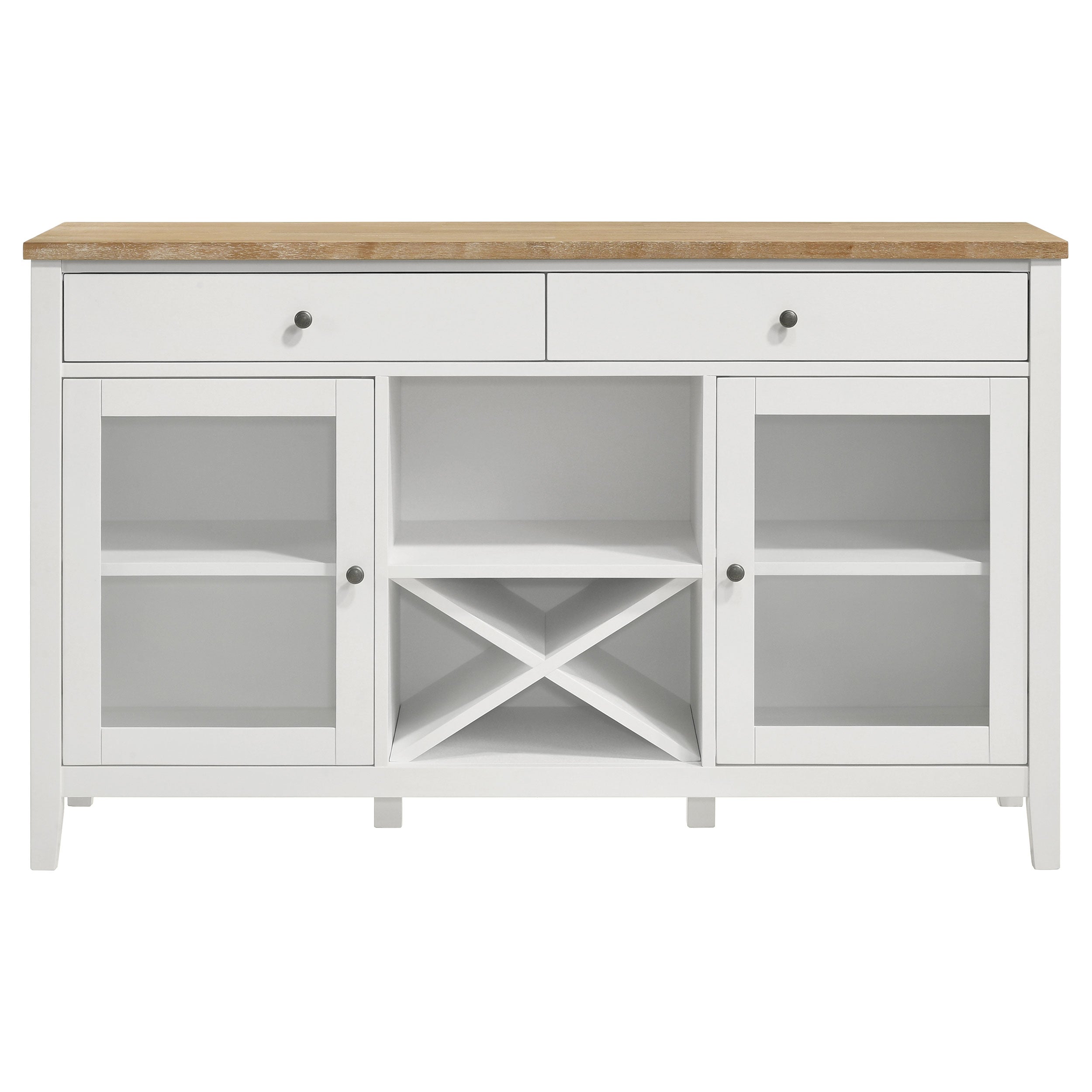 Hollis 2-door Dining Sideboard Buffet Storage Cabinet White — view 3