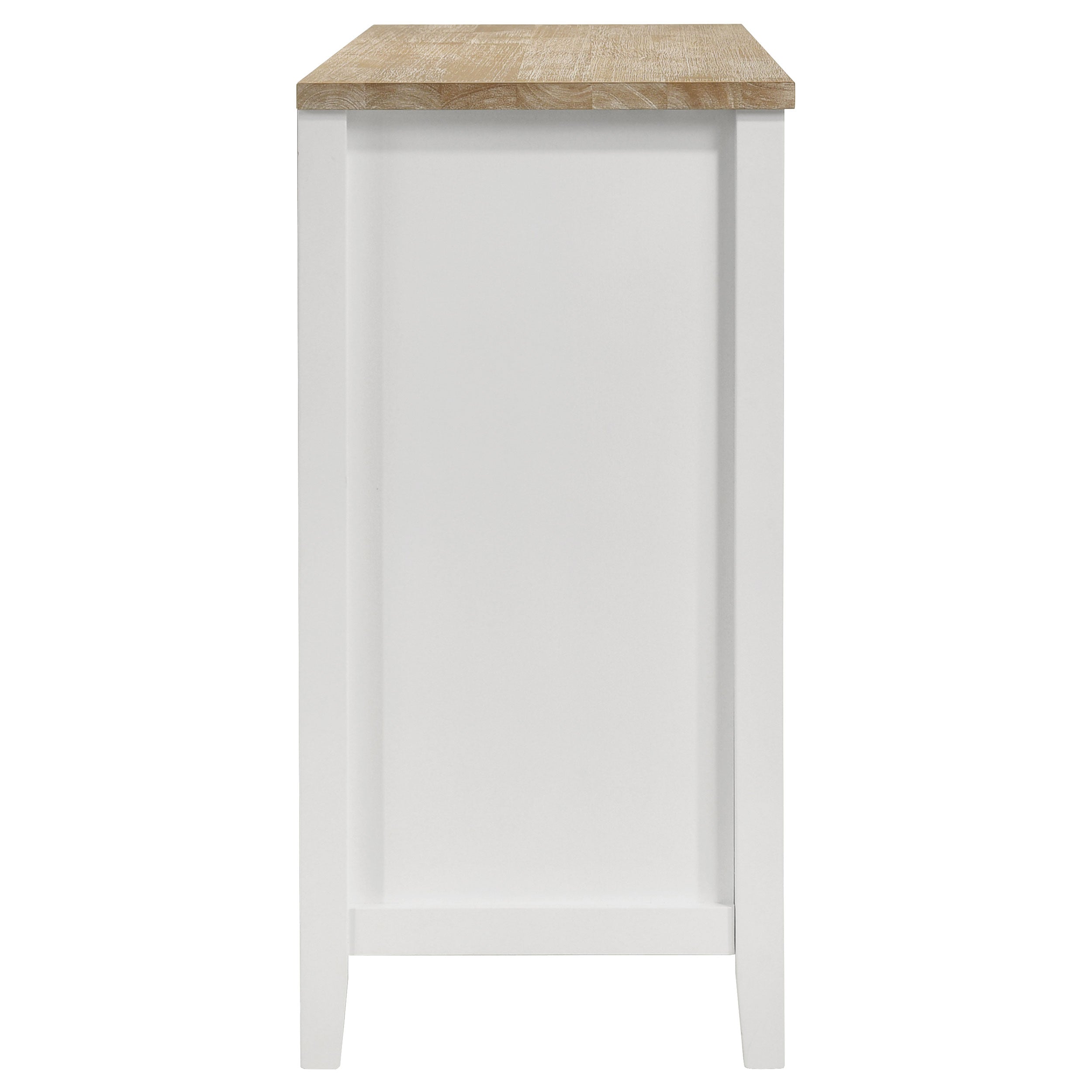 Hollis 2-door Dining Sideboard Buffet Storage Cabinet White — view 10
