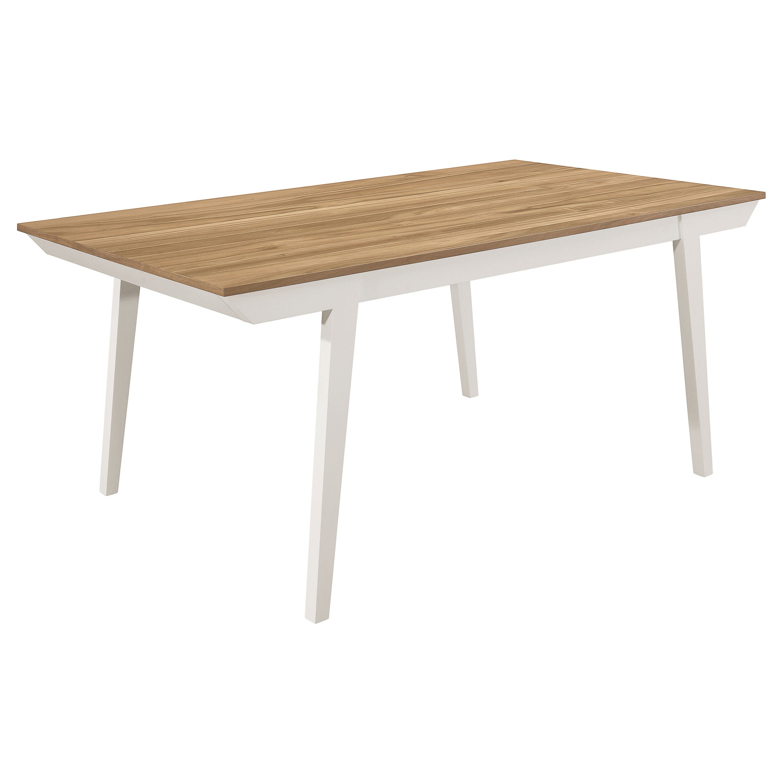 Nogales Rectangular 71-inch Wood Dining Table Off White — view 1