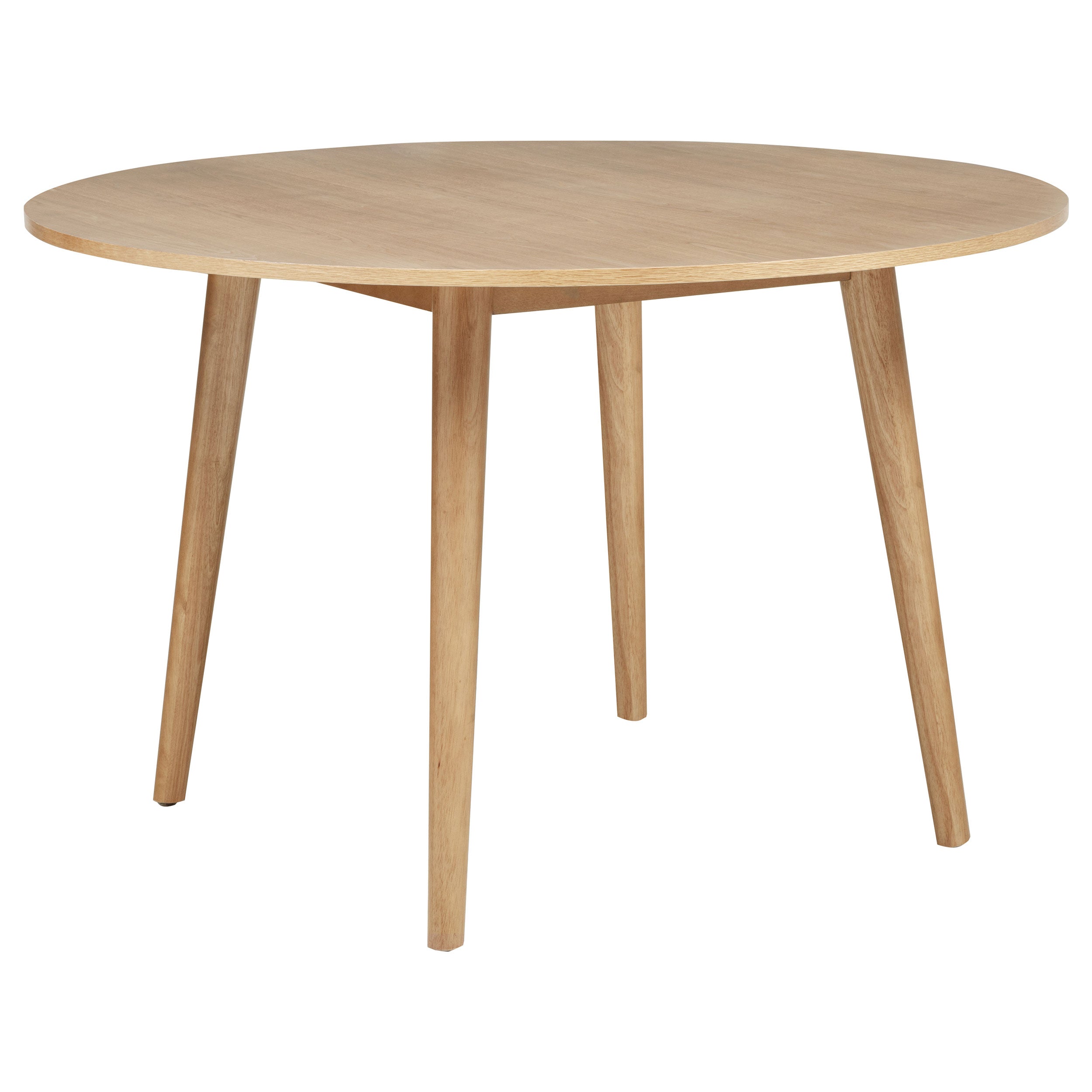 Andrews 48-inch Round Wood Dining Room Table Light Ash — view 1