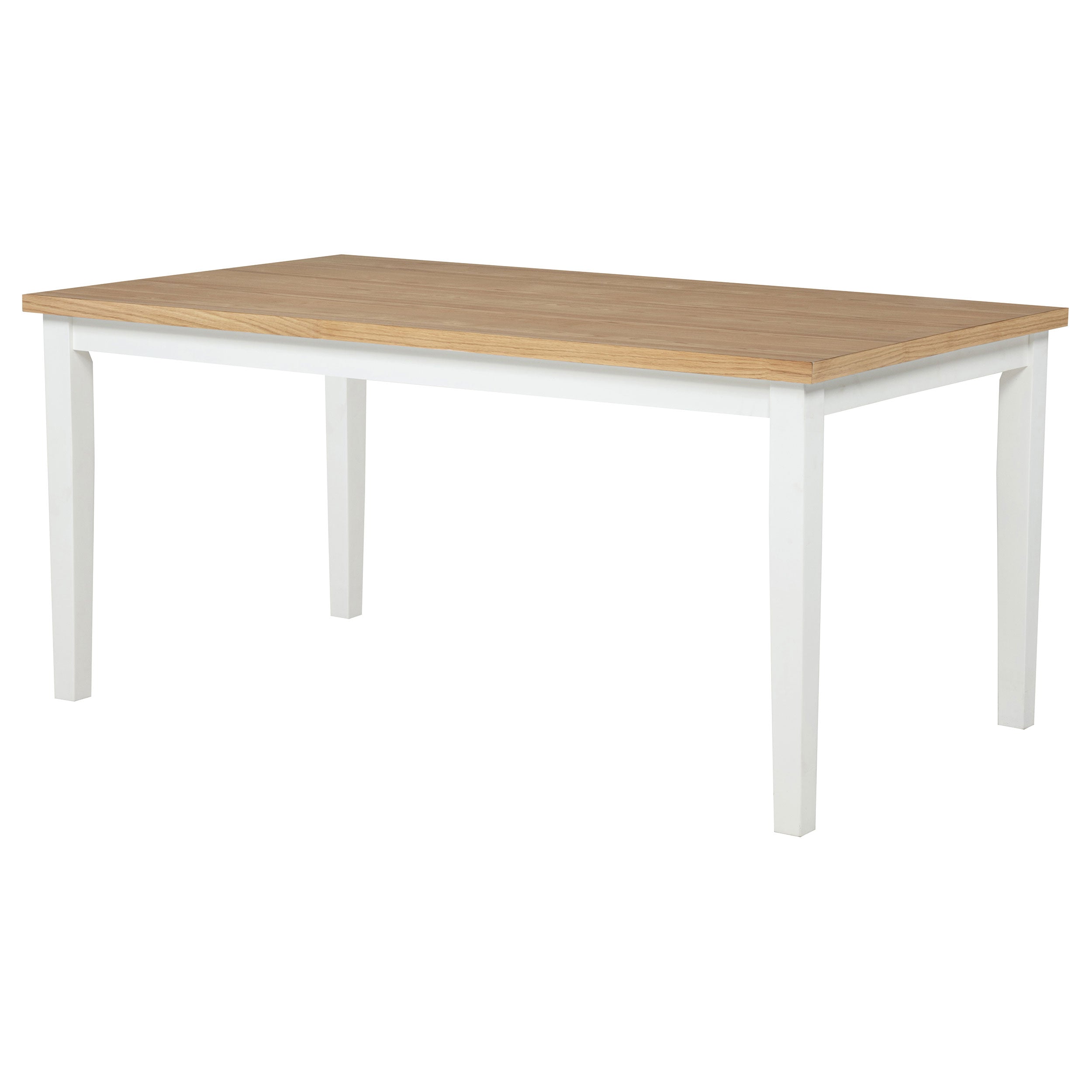 Andrews 66-inch Rectangular Dining Table Light Ash and White — view 4