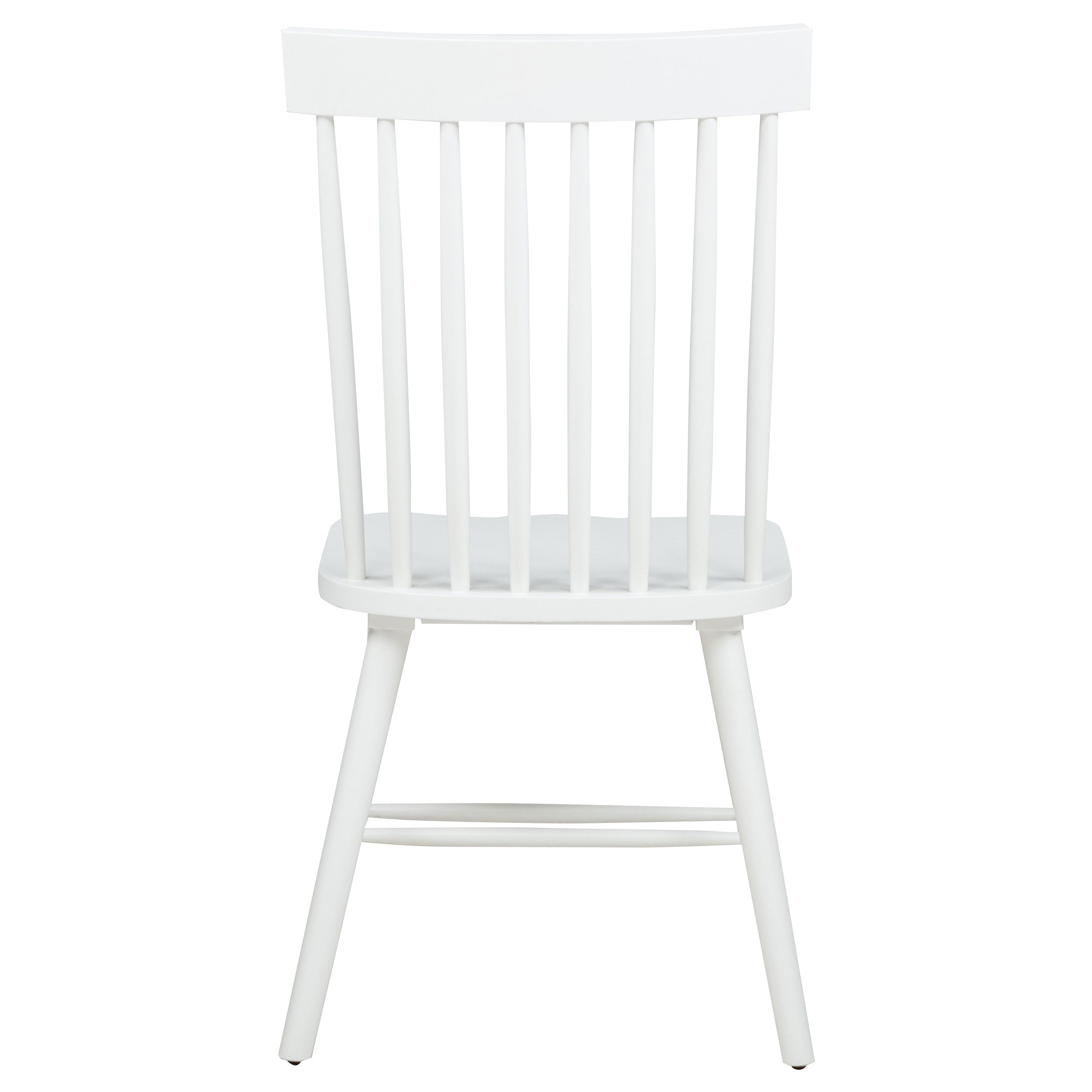 Andrews Windsor Spindle Back Dining Side Chair White (Set of 2) — view 8