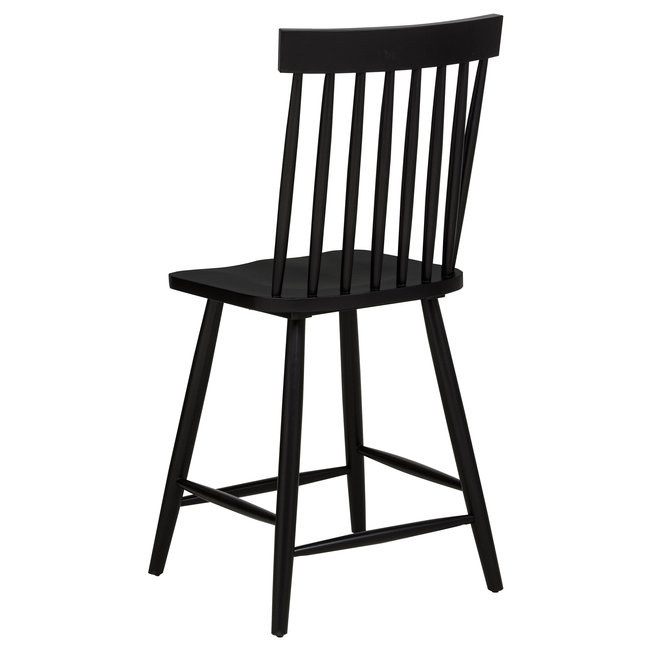 Andrews 5-piece Round Counter Dining Set Light Ash and Black — view 8