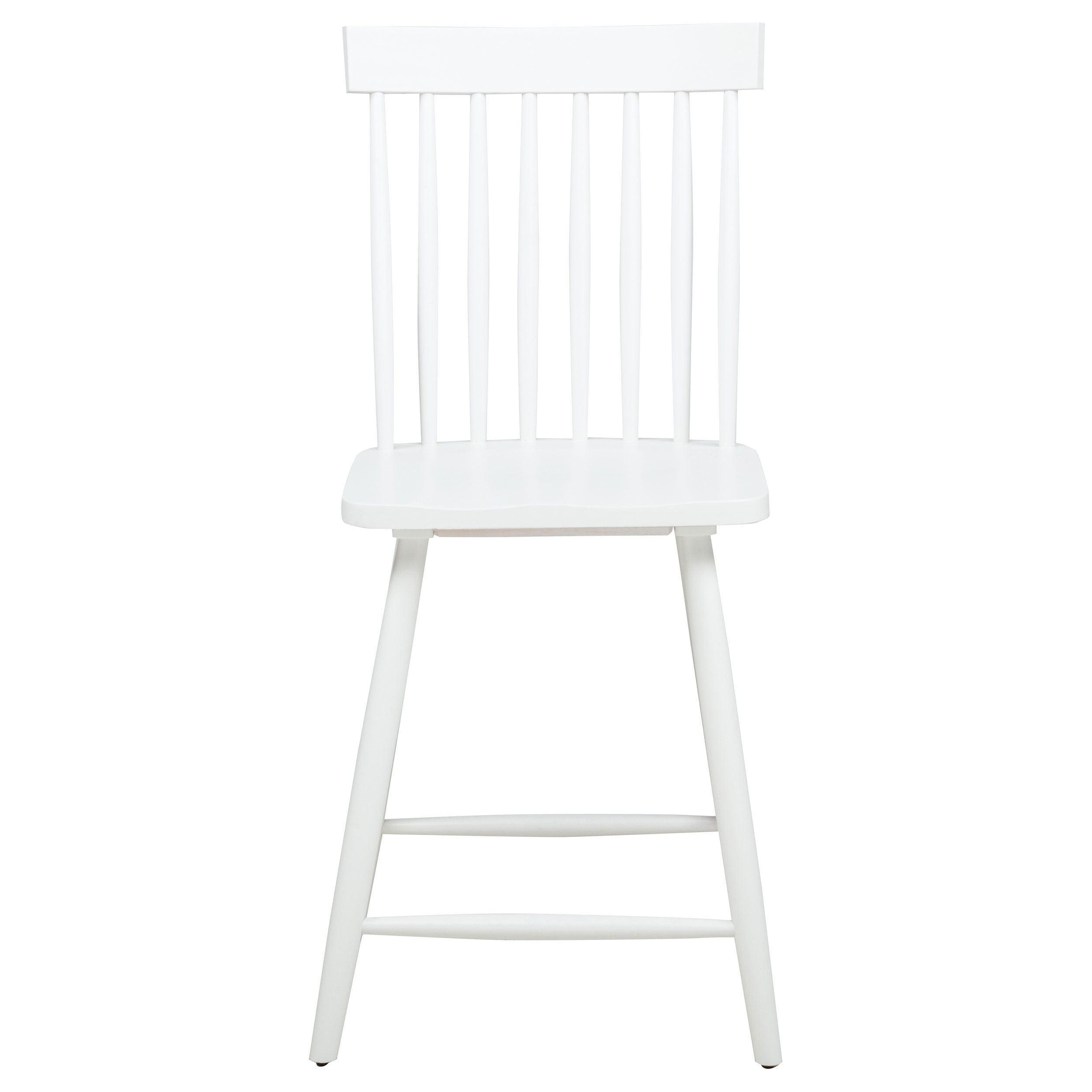 Andrews Windsor Counter Height Dining Side Chair White (Set of 2) — view 4