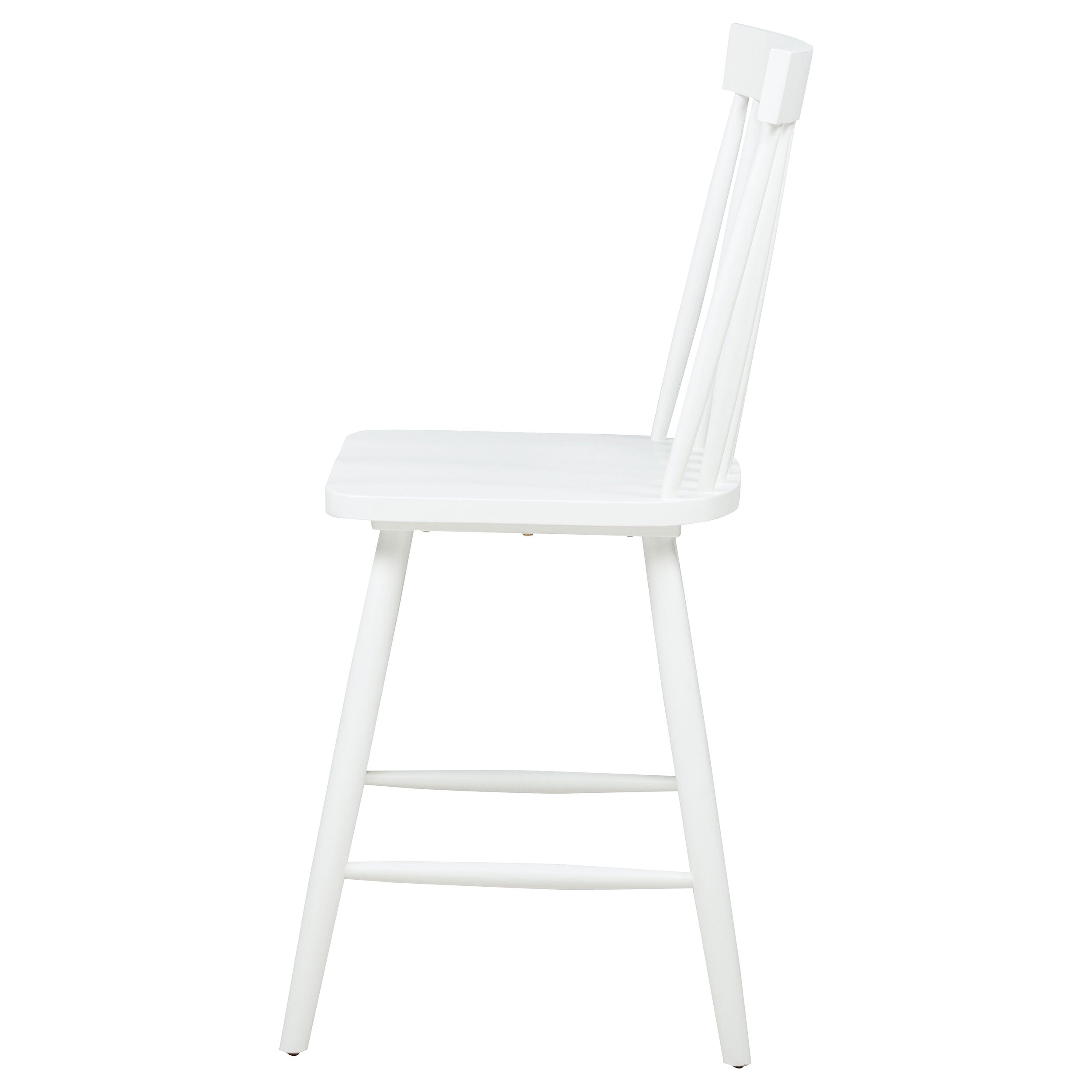 Andrews Windsor Counter Height Dining Side Chair White (Set of 2) — view 6