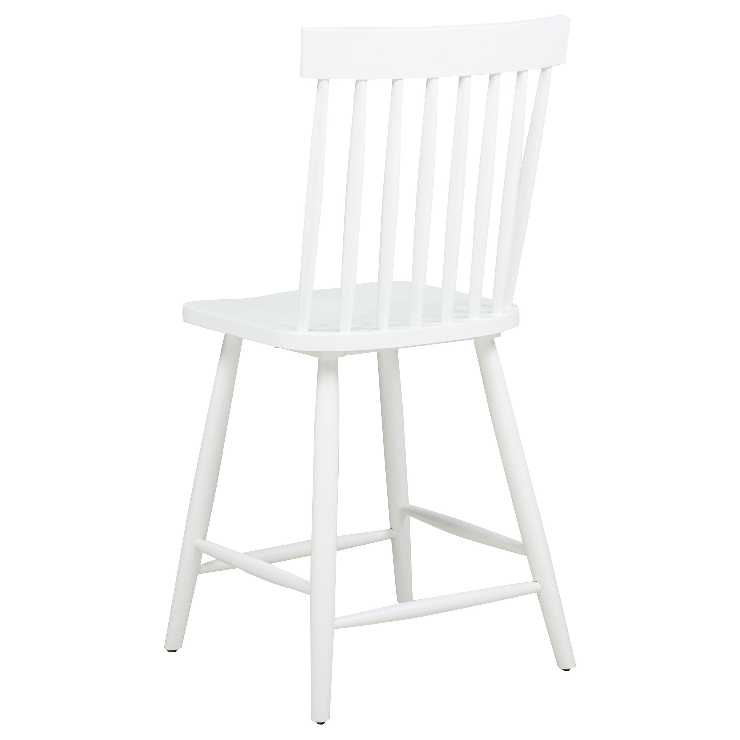 Andrews Windsor Counter Height Dining Side Chair White (Set of 2) — view 7