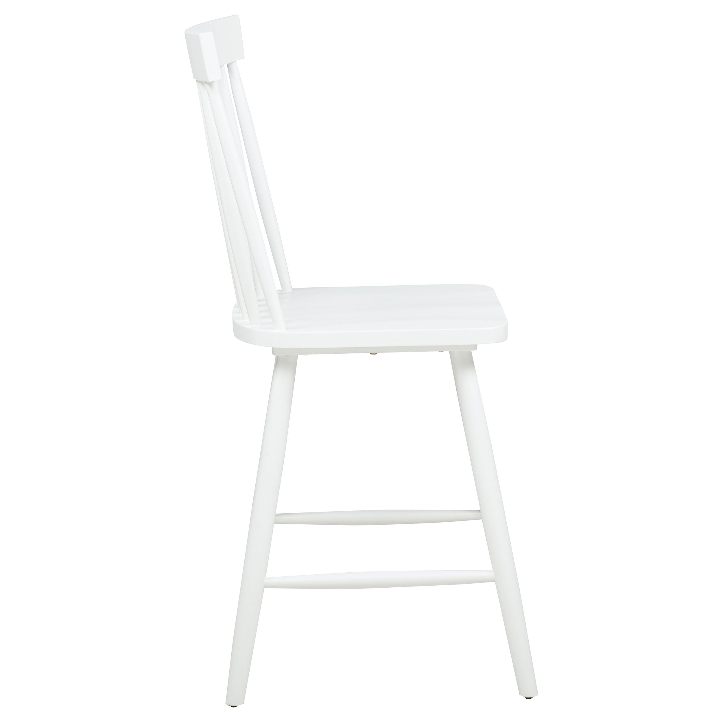 Andrews Windsor Counter Height Dining Side Chair White (Set of 2) — view 10