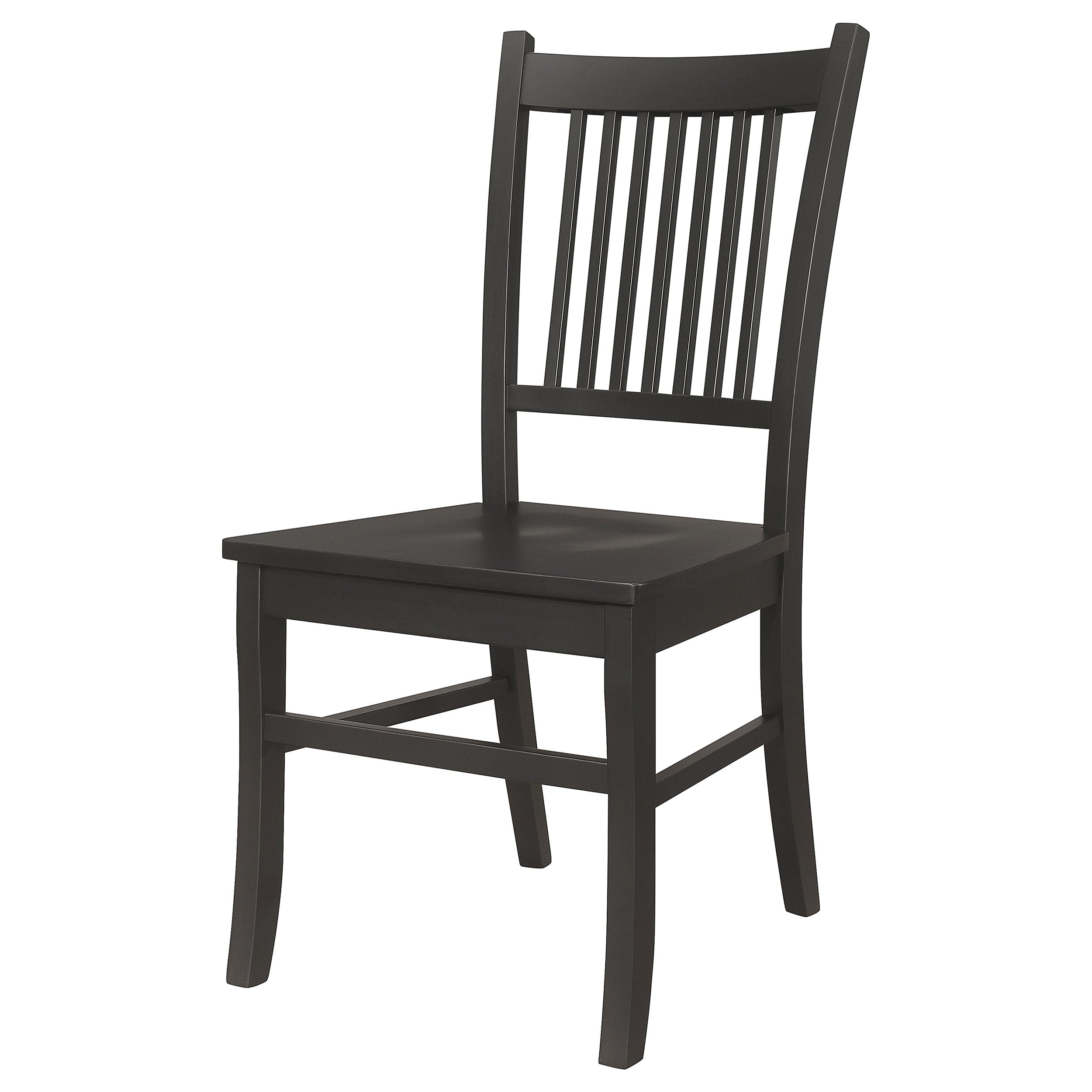 Marbrisa Wood Dining Side Chair Matte Black (Set of 2) — view 5