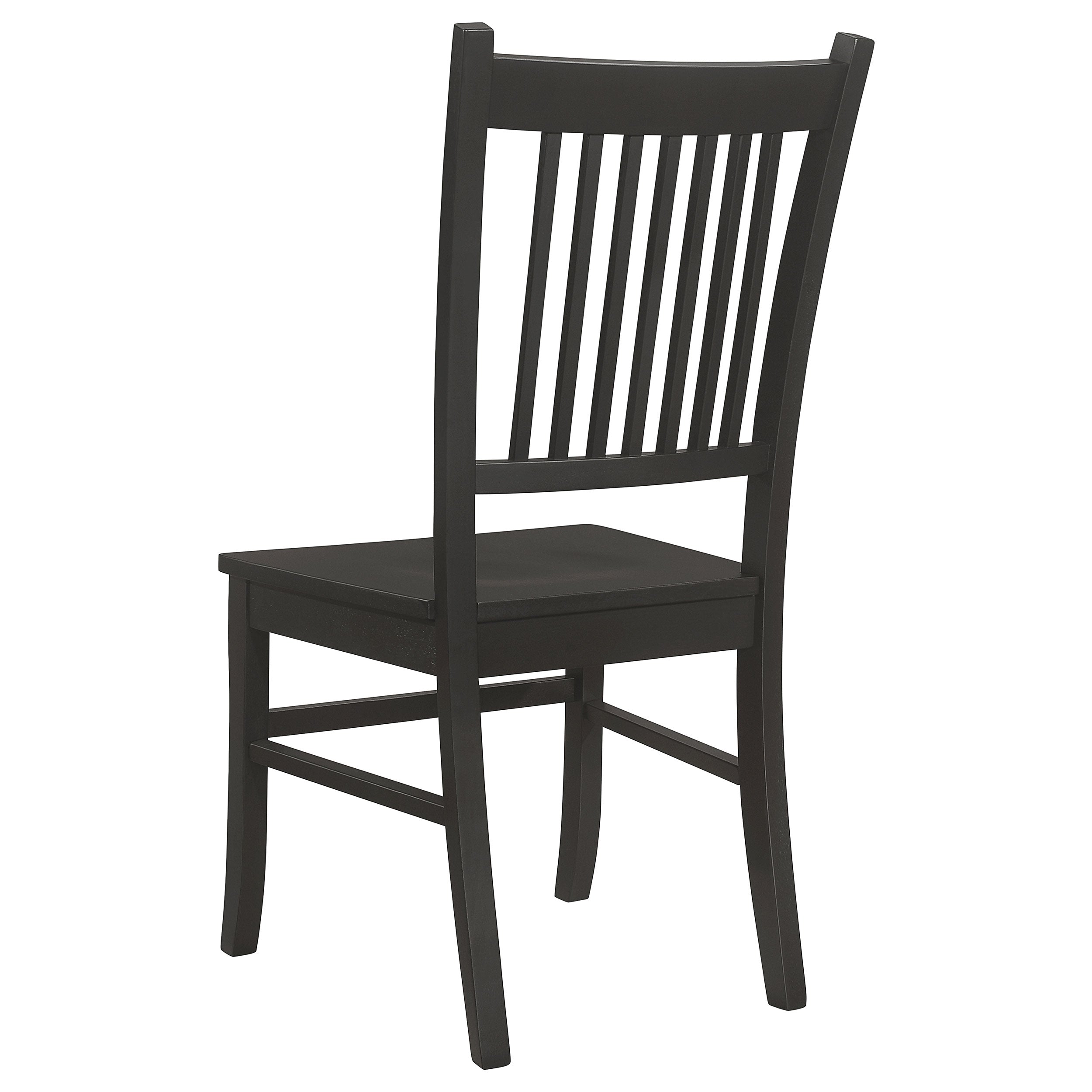 Marbrisa Wood Dining Side Chair Matte Black (Set of 2) — view 7