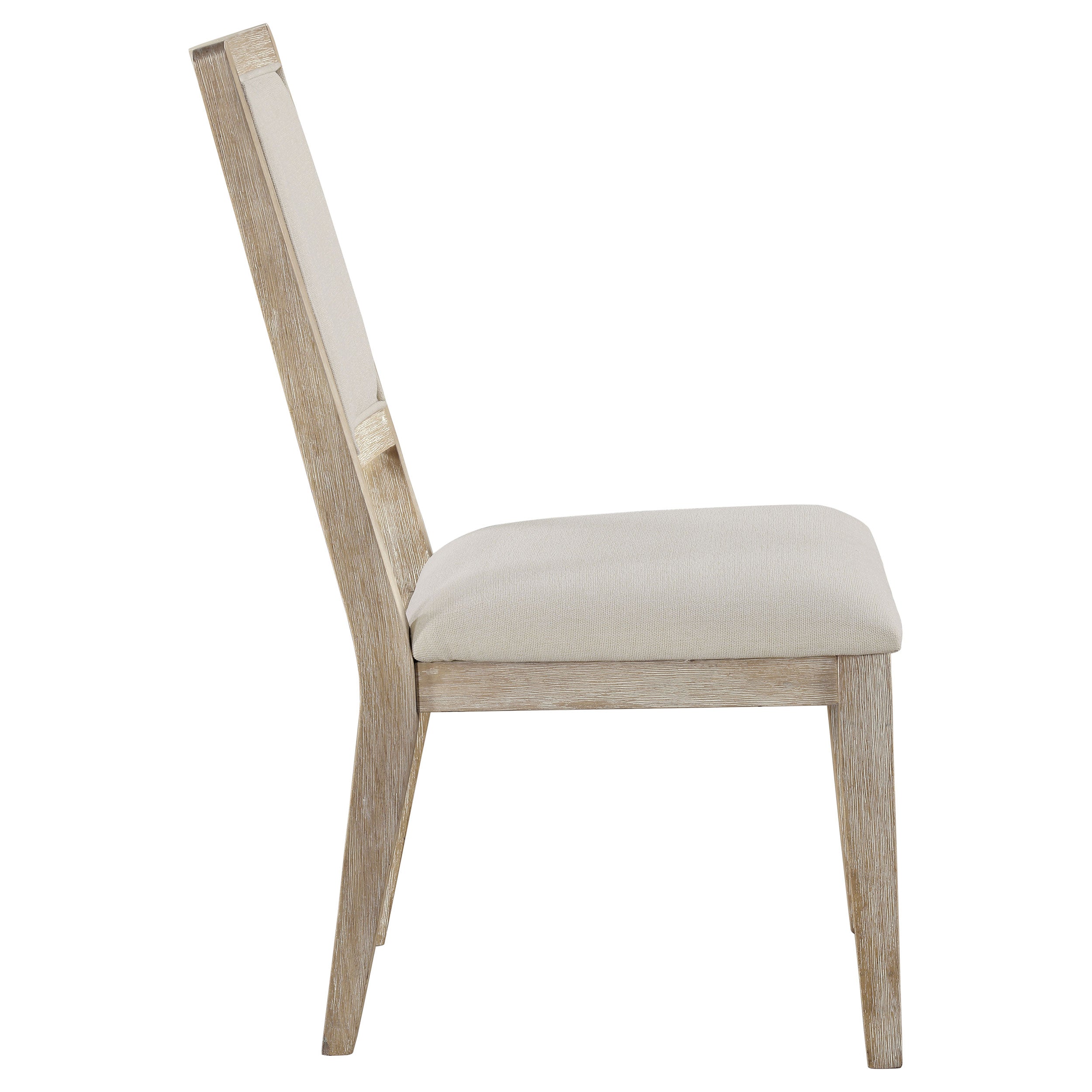 Trofello Cushioned Dining Side Chair White Washed (Set of 2) — view 9