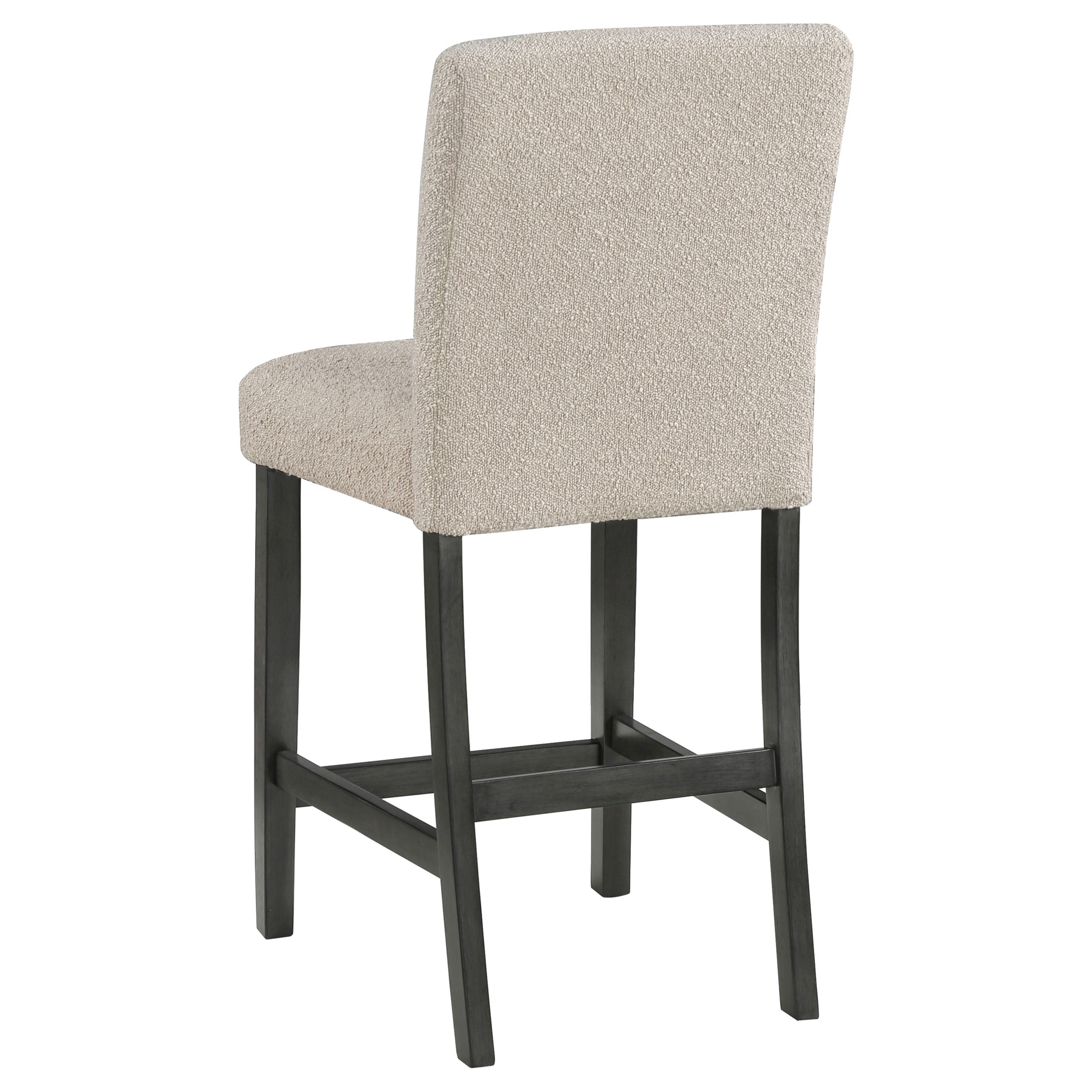 Alba Boucle Upholstered Counter Chair Beige (Set of 2) — view 7
